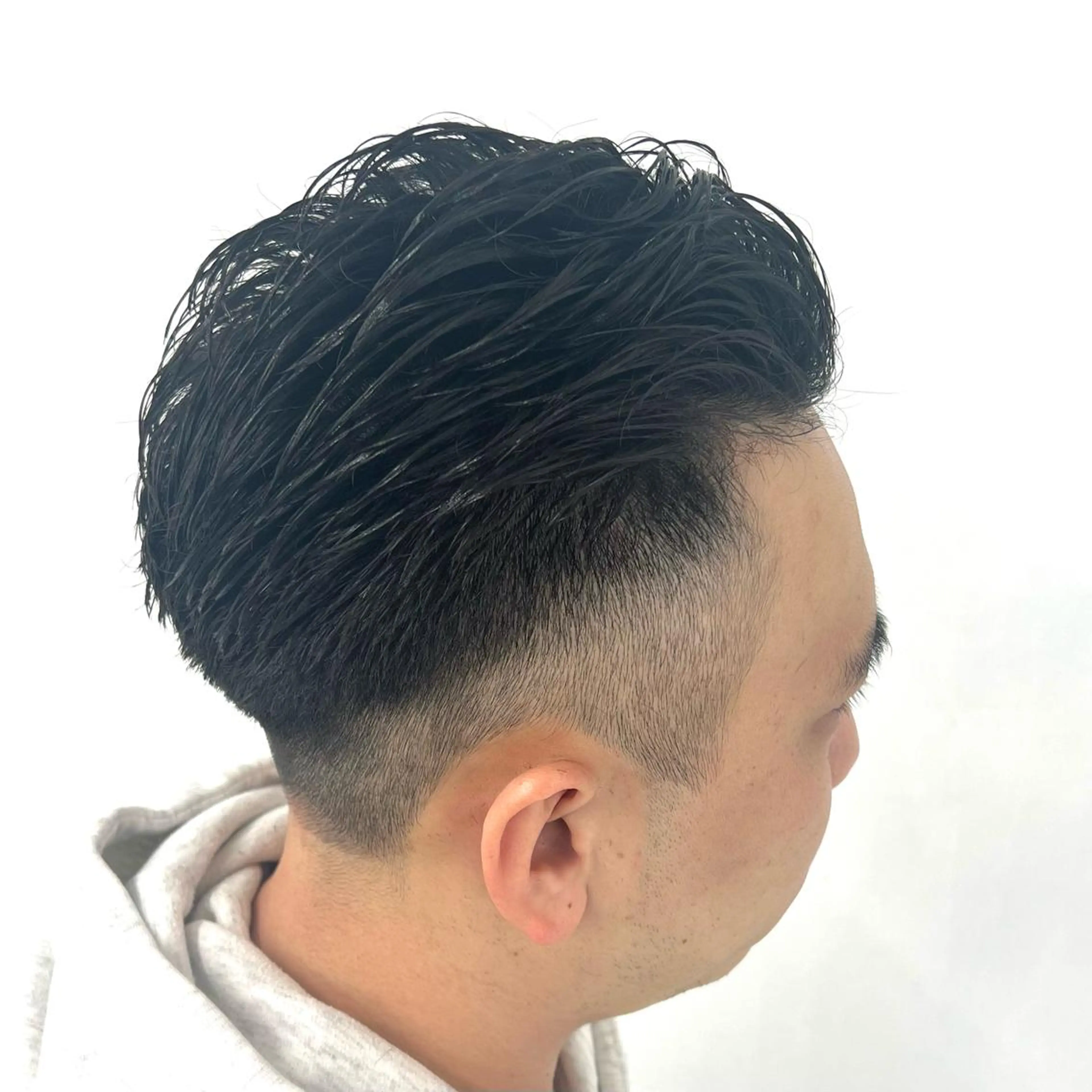 ショート メンズ オールバック カット 柏メンズカットパーマ NO.1タイチのヘアスタイル