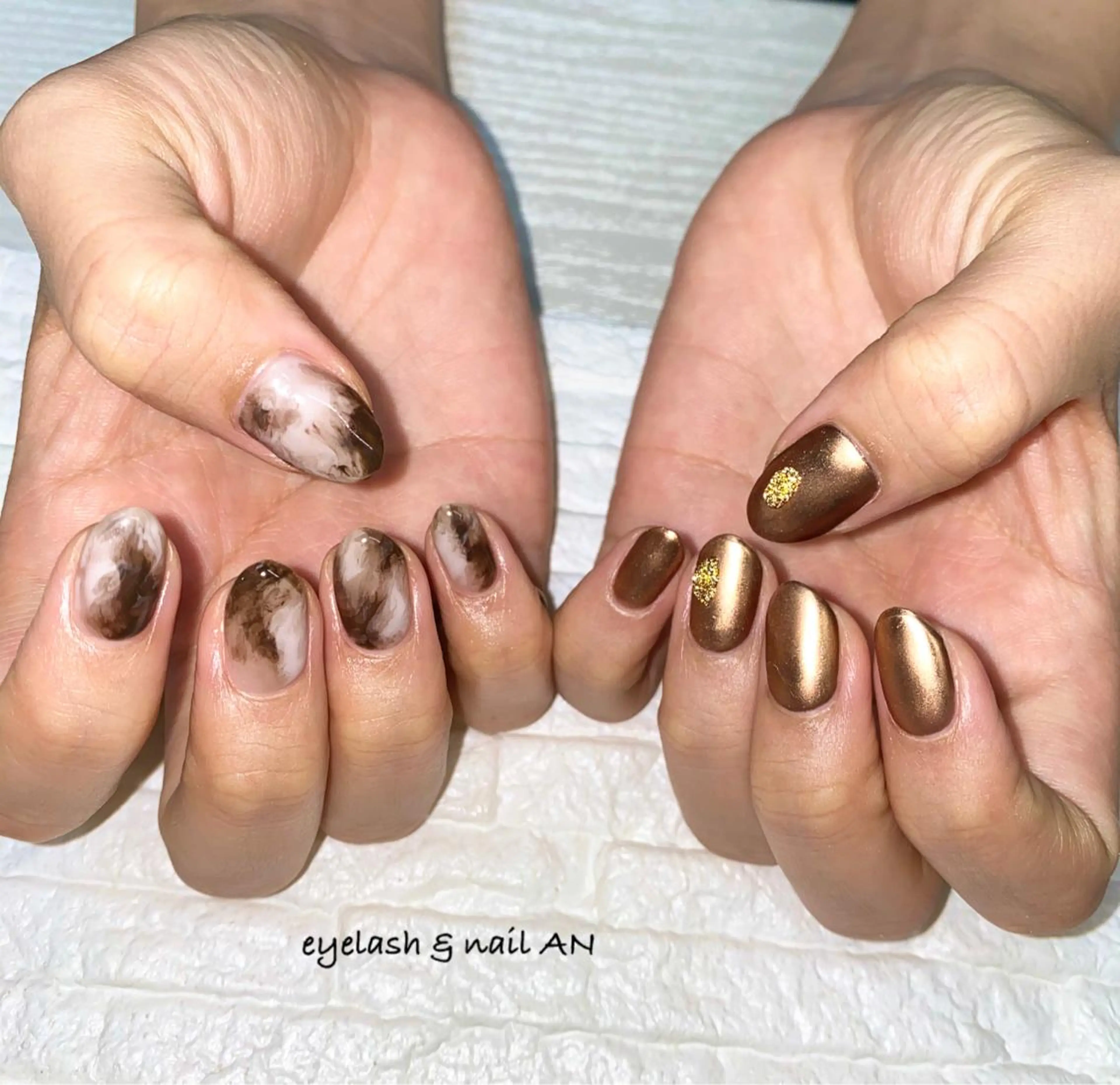 ネイル フラッシュネイル ラメ(グリッター) ハンドネイル eyelash & nail AN所属・eyelash & nail ANのマツエク・マツパデザイン