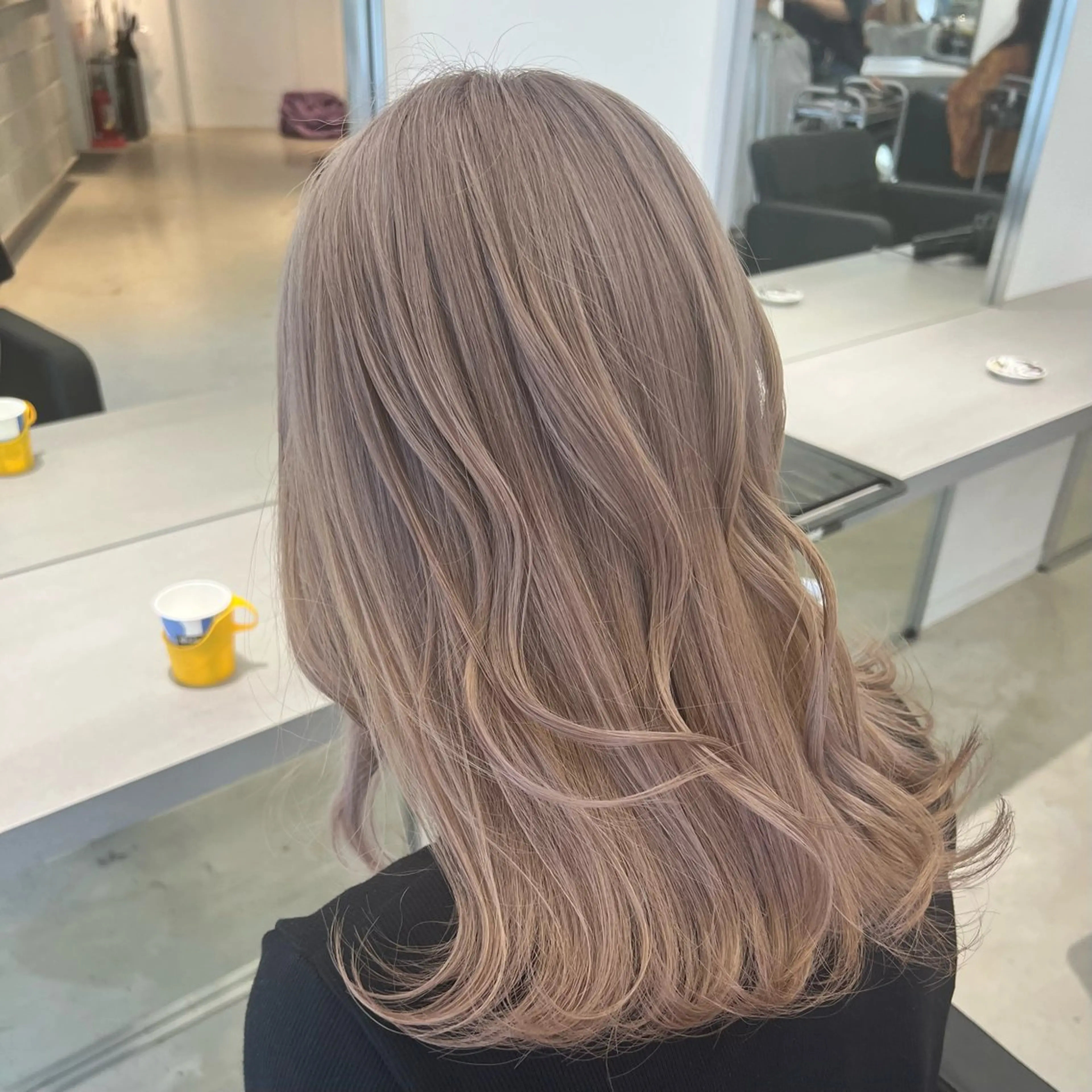 セミロング カラー 高橋 充輝のヘアスタイル