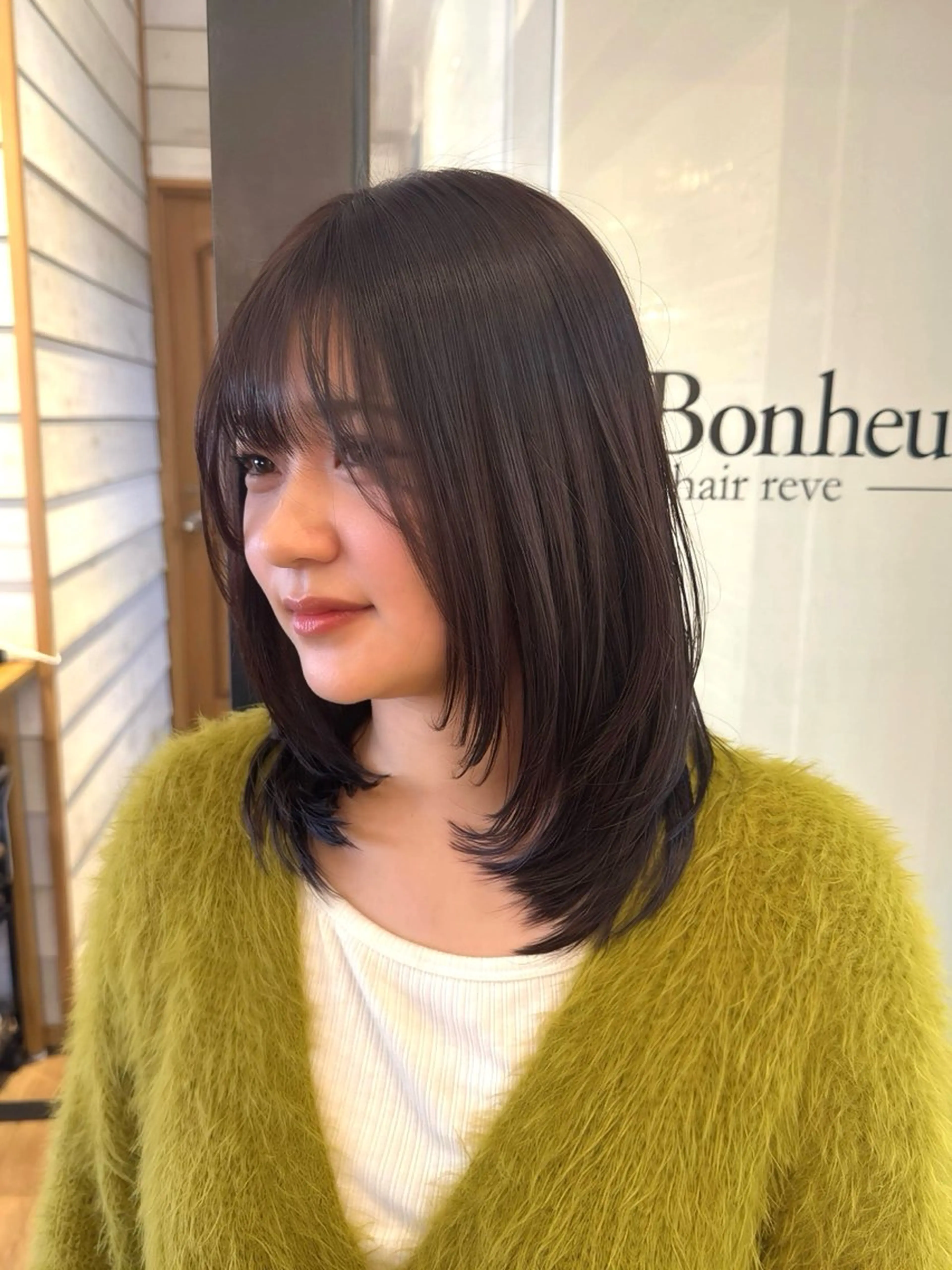 ミディアム ミディアムレイヤー レイヤーカット 打越 虎瑠のヘアスタイル