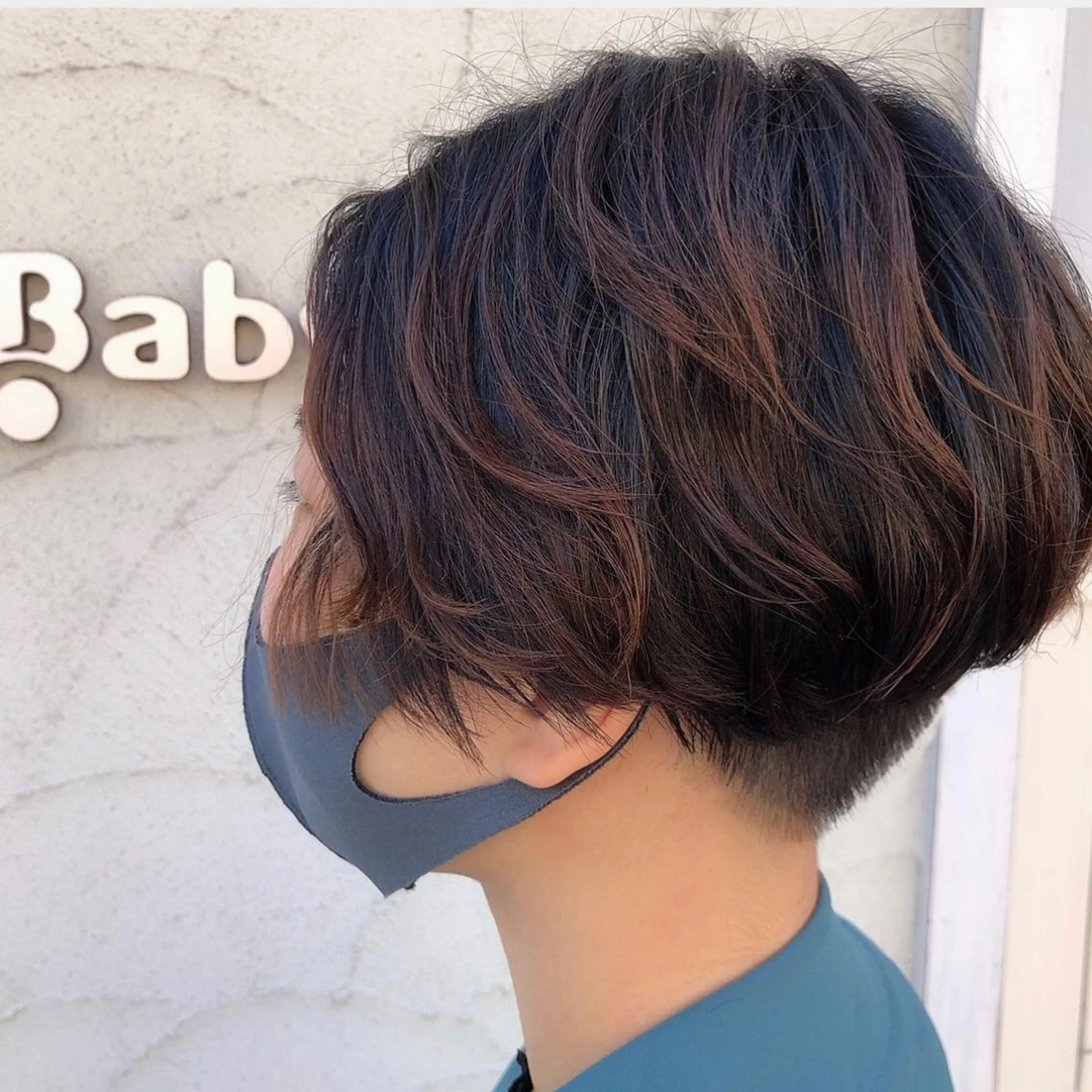 ショート カラー パーマ Baby Step ウエノのヘアスタイル