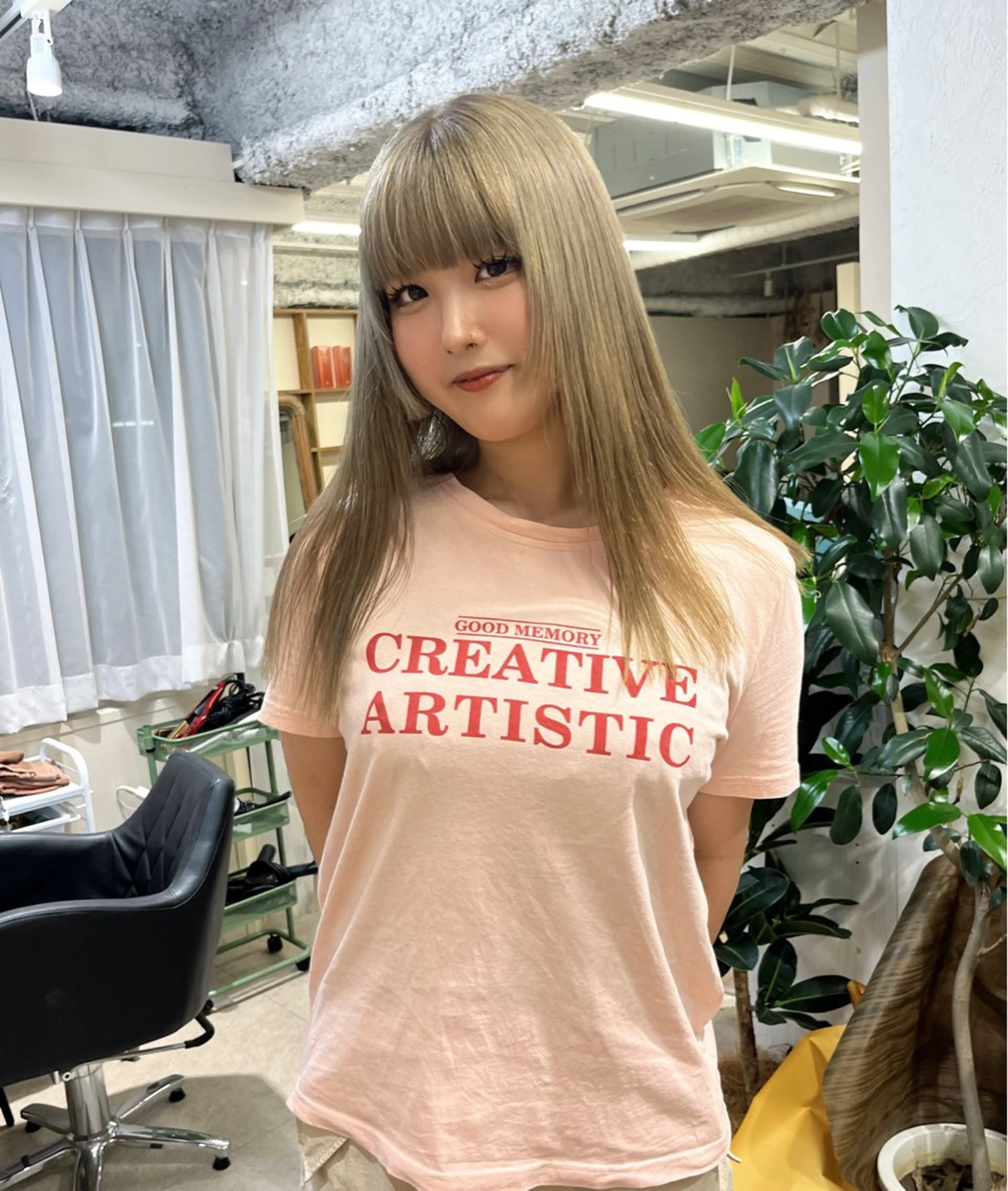カラー 河原 楓樹のヘアスタイル