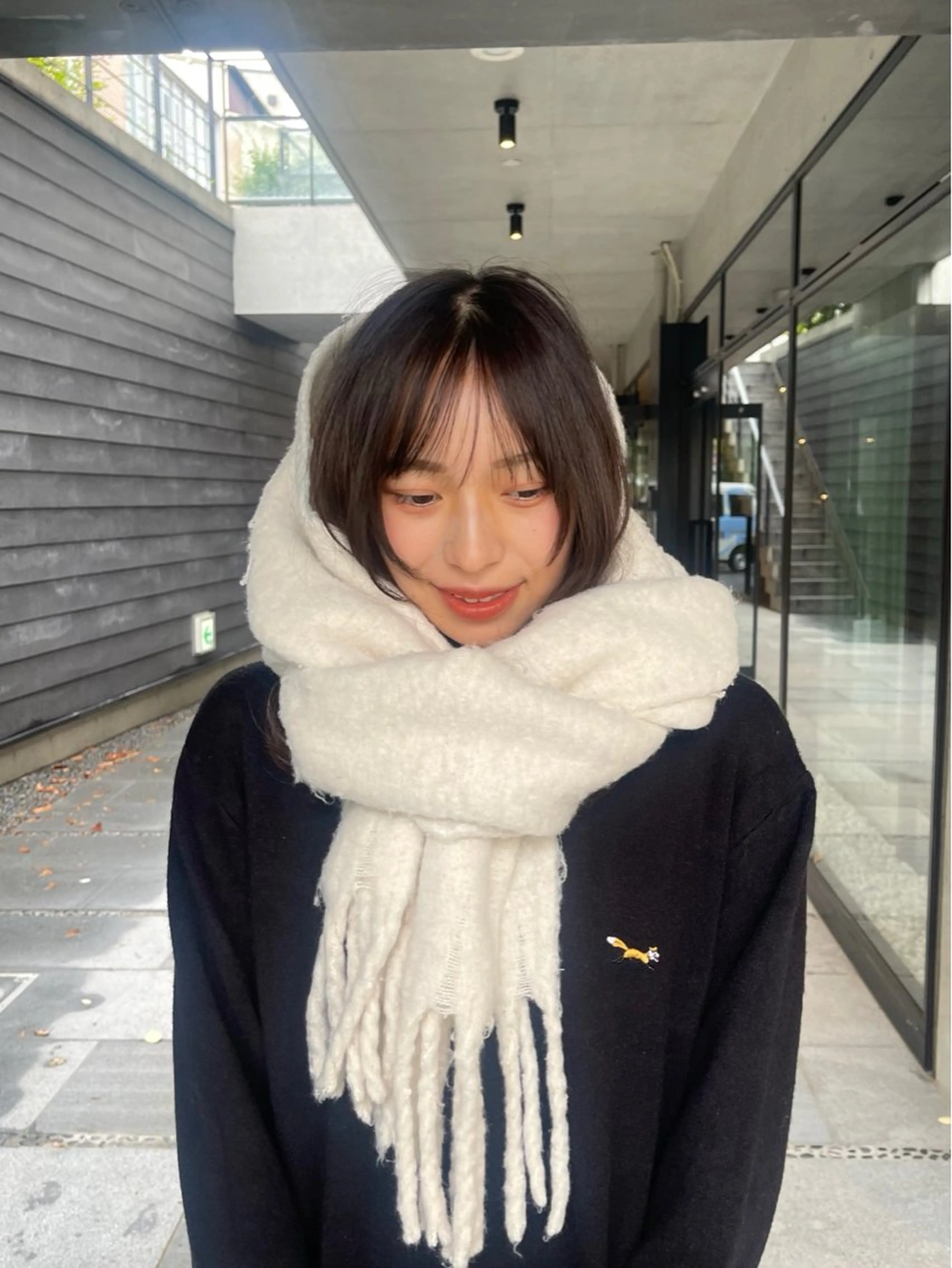 ロング カラー 愛莉/ラベンダー/ ベージュ/ブラウンのヘアスタイル