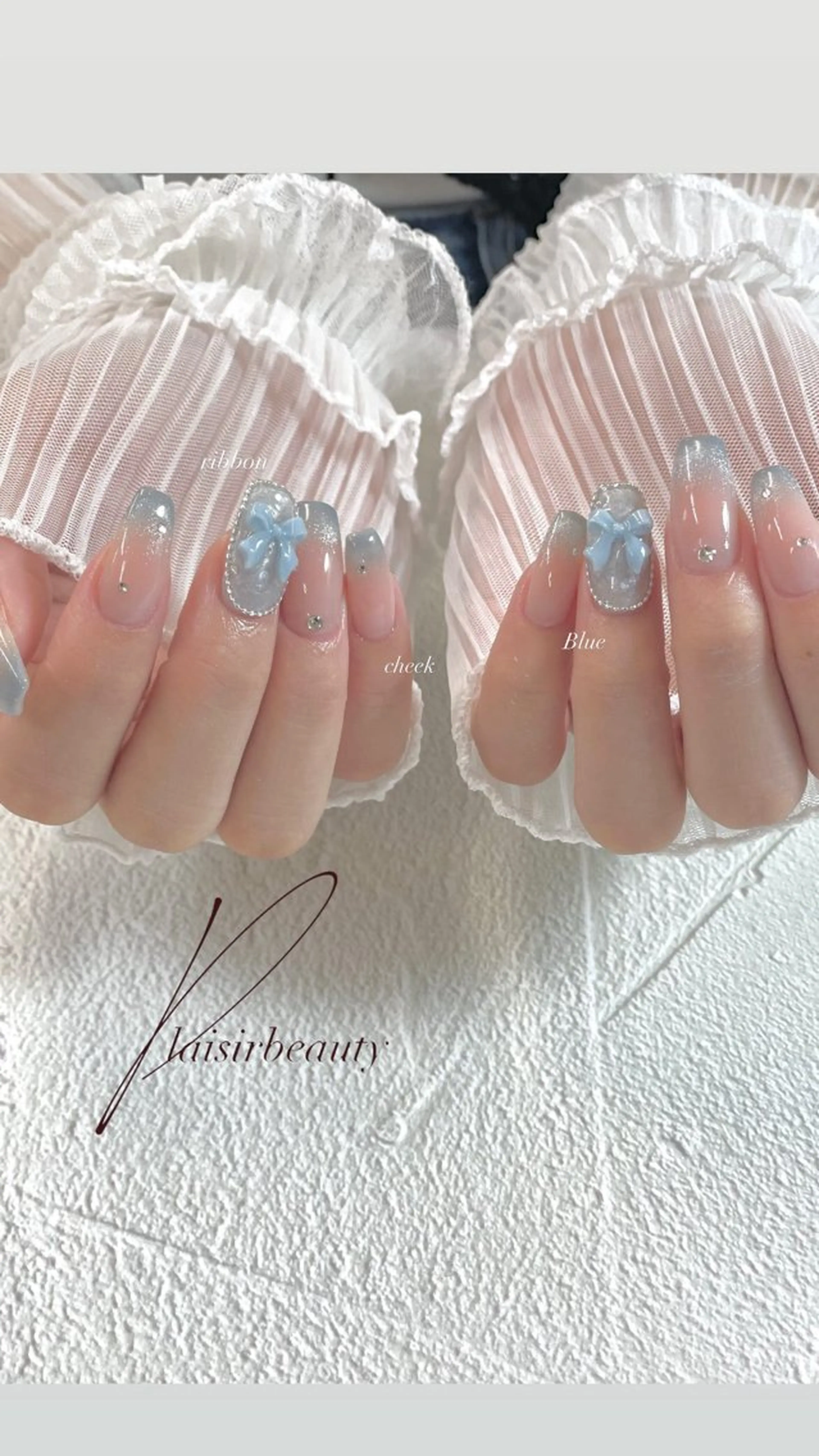 ネイル アートネイル チークネイル ジェルネイル ハート キラキラネイル ハンドネイル Plaisir beautyのネイルデザイン