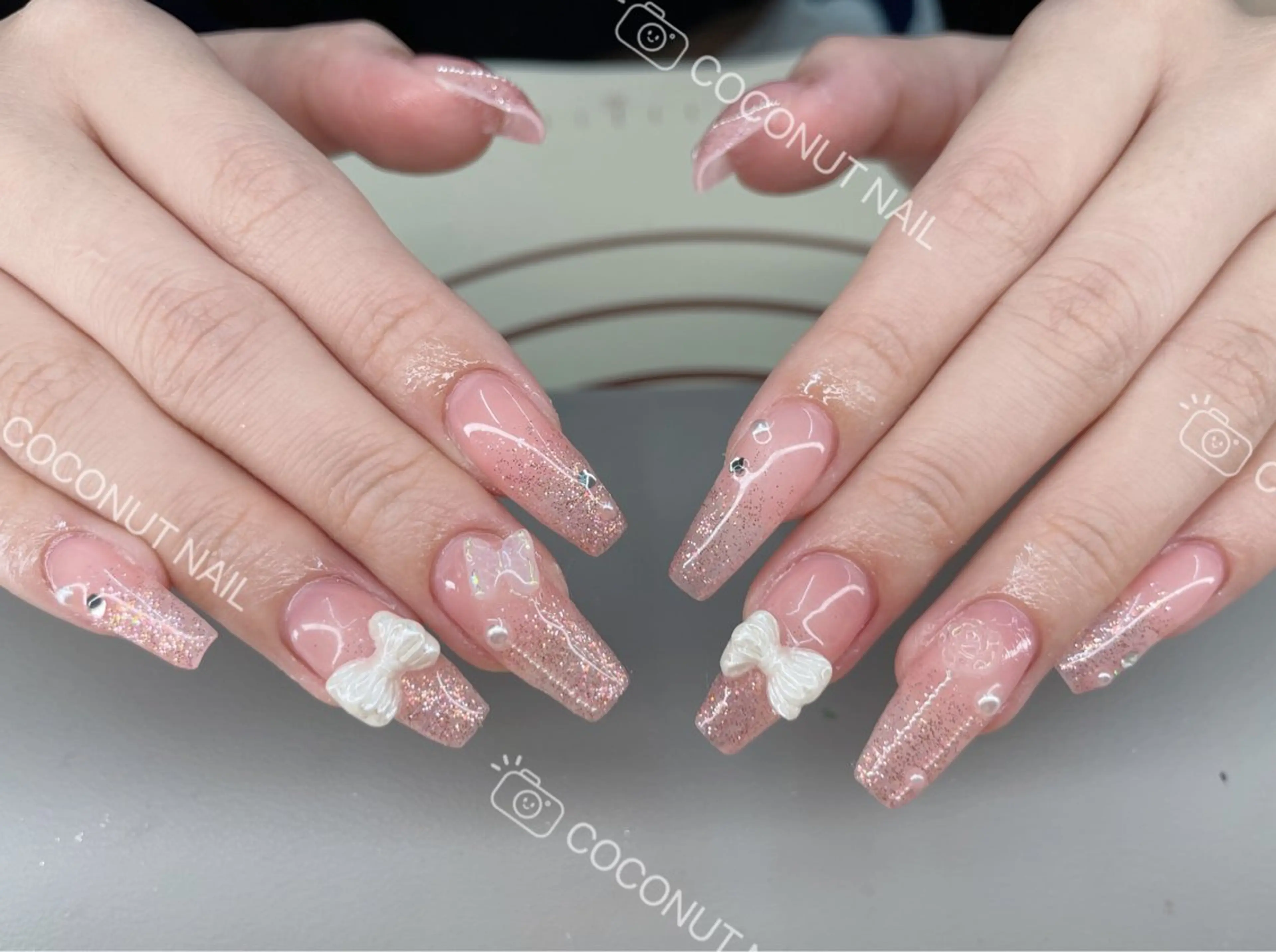 ネイル ハンドネイル 神田 ココナッツのネイルデザイン