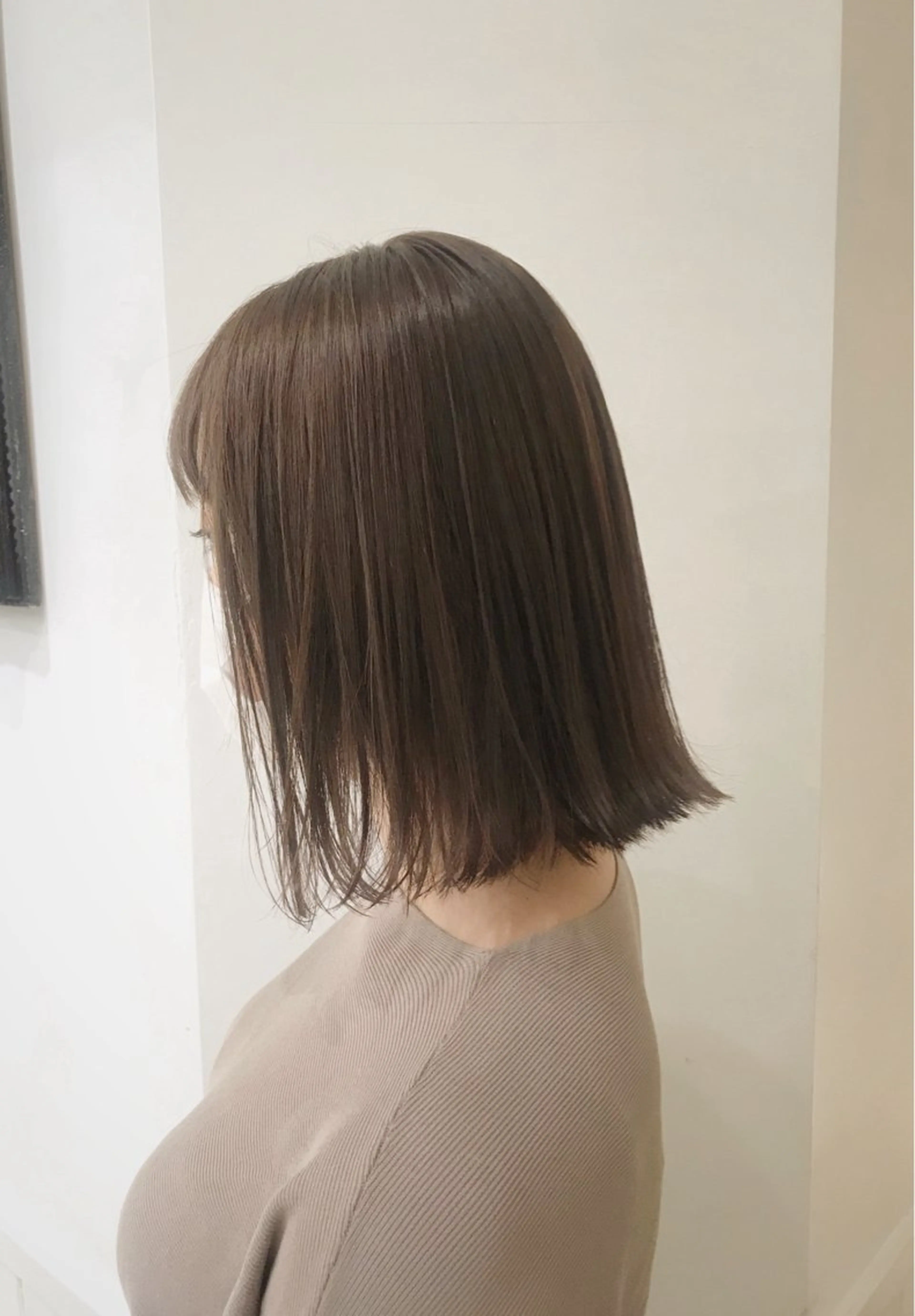 ミディアム カラー ヘアアレンジ marika/ボブ /透明感カラーのヘアスタイル