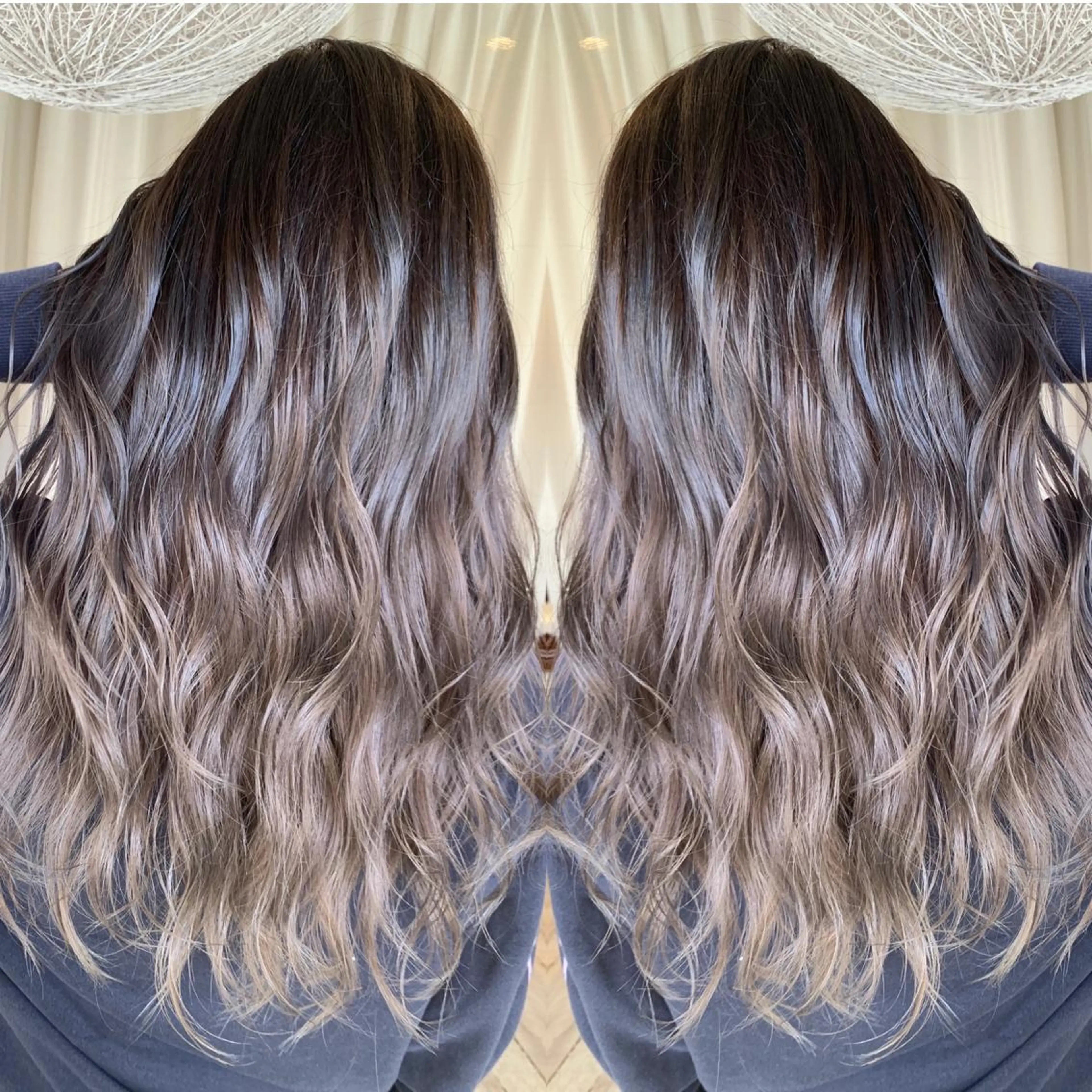 ロング カット ヘアカラー yoshihara yuukiのヘアスタイル