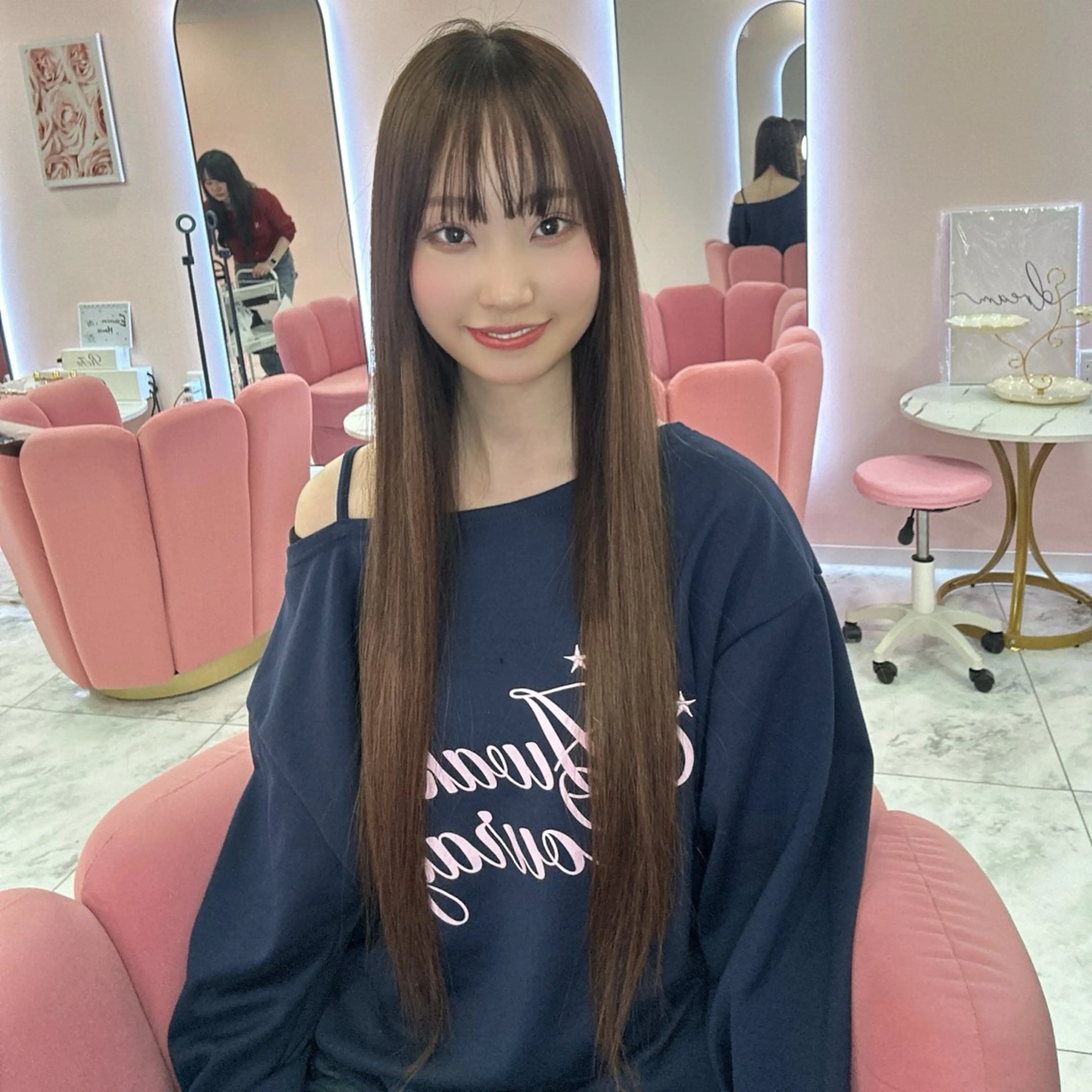 ロング エクステ ロング カット エクステ シールエクステの女神 🍑Momo🍑のヘアスタイル