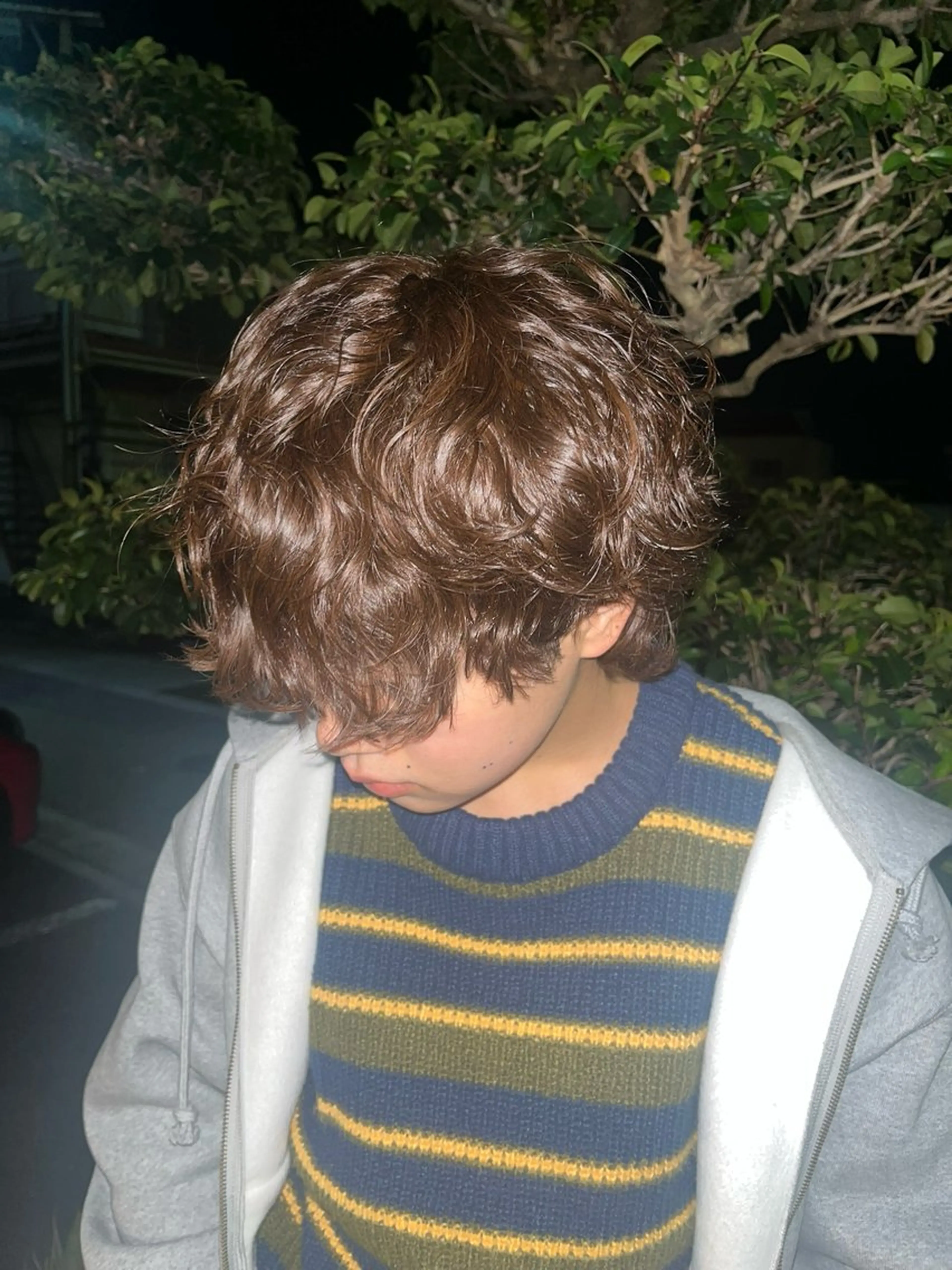 カラー パーマ メンズ 森 理音のヘアスタイル