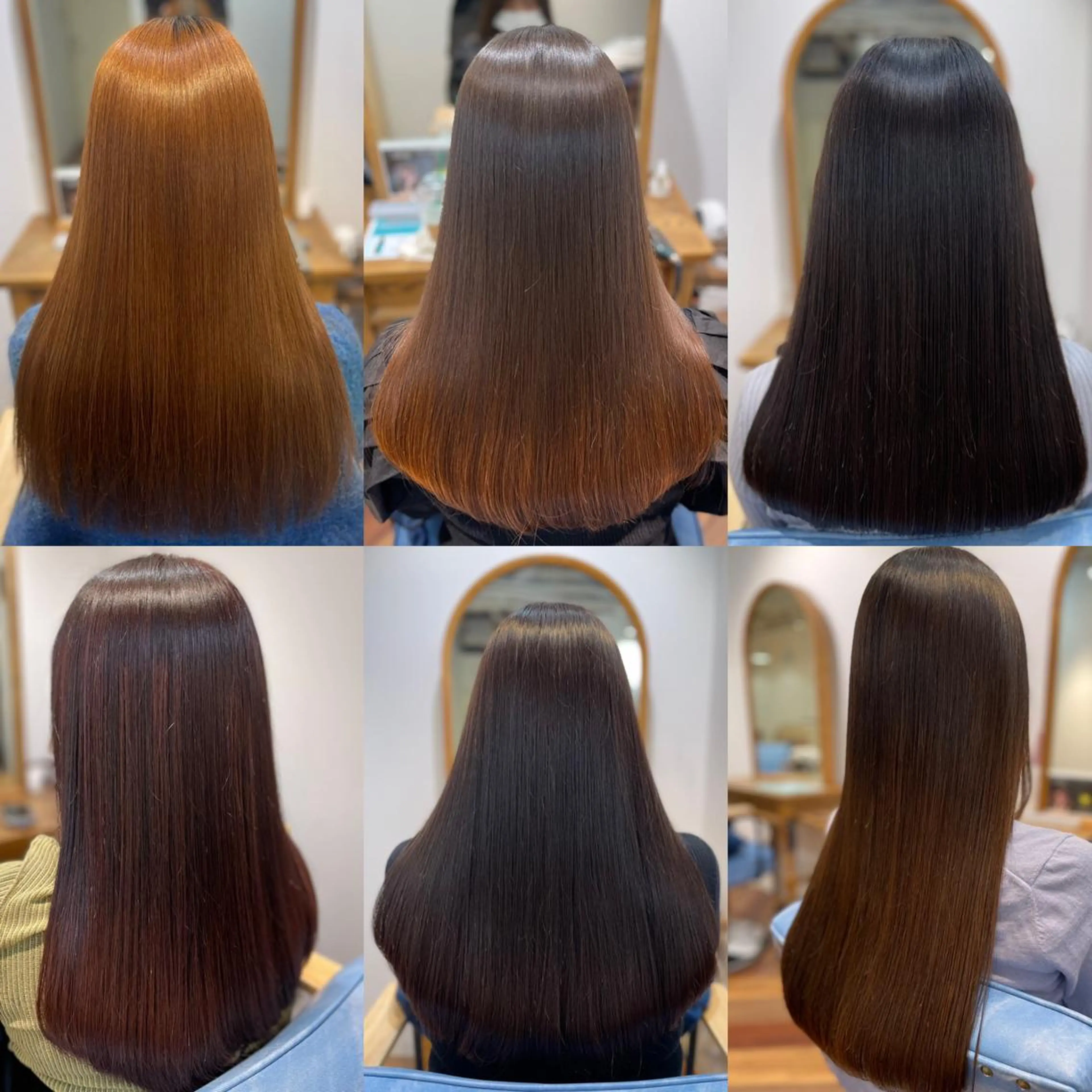 ロング カラー 👑人気韓国ヘア👑 髪質改善Zina真鍋のヘアスタイル