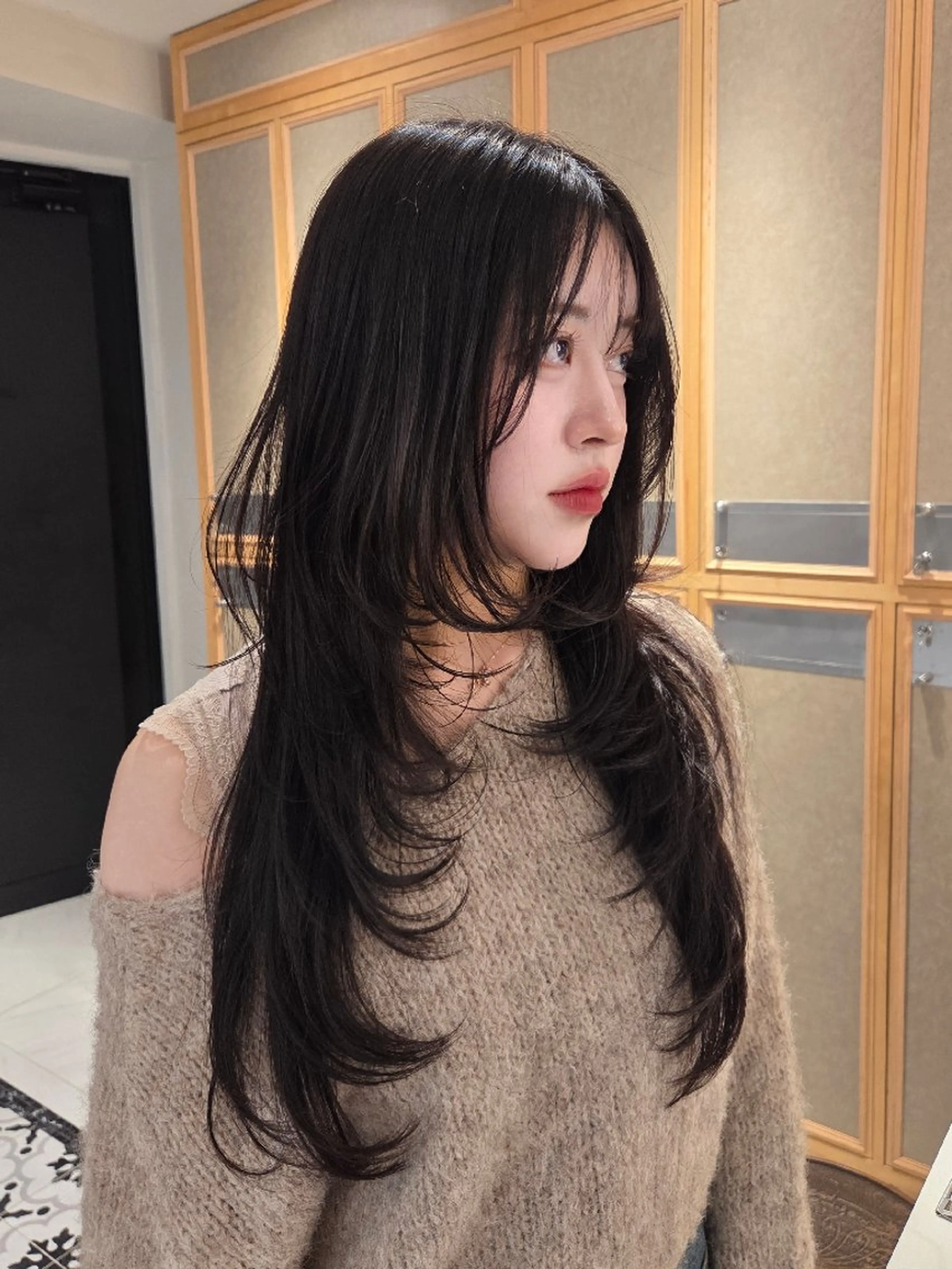 ロング ハイレイヤー レイヤーカット カット トリートメント ヘッドスパ ヘアセット RUA💜‪ ボブカット💜のヘアスタイル