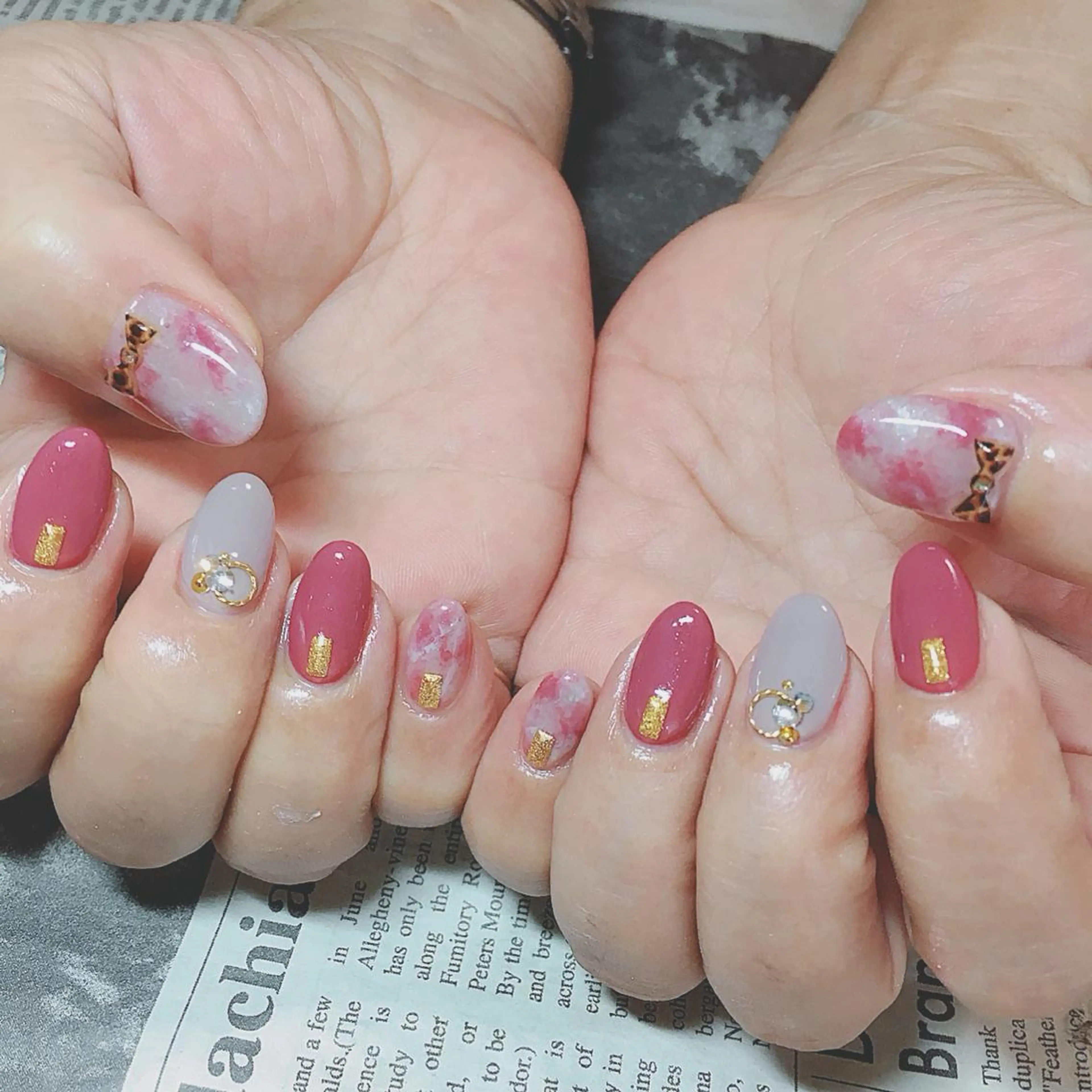 ネイル ハンドネイル ハンドケア 森山 舞のネイルデザイン