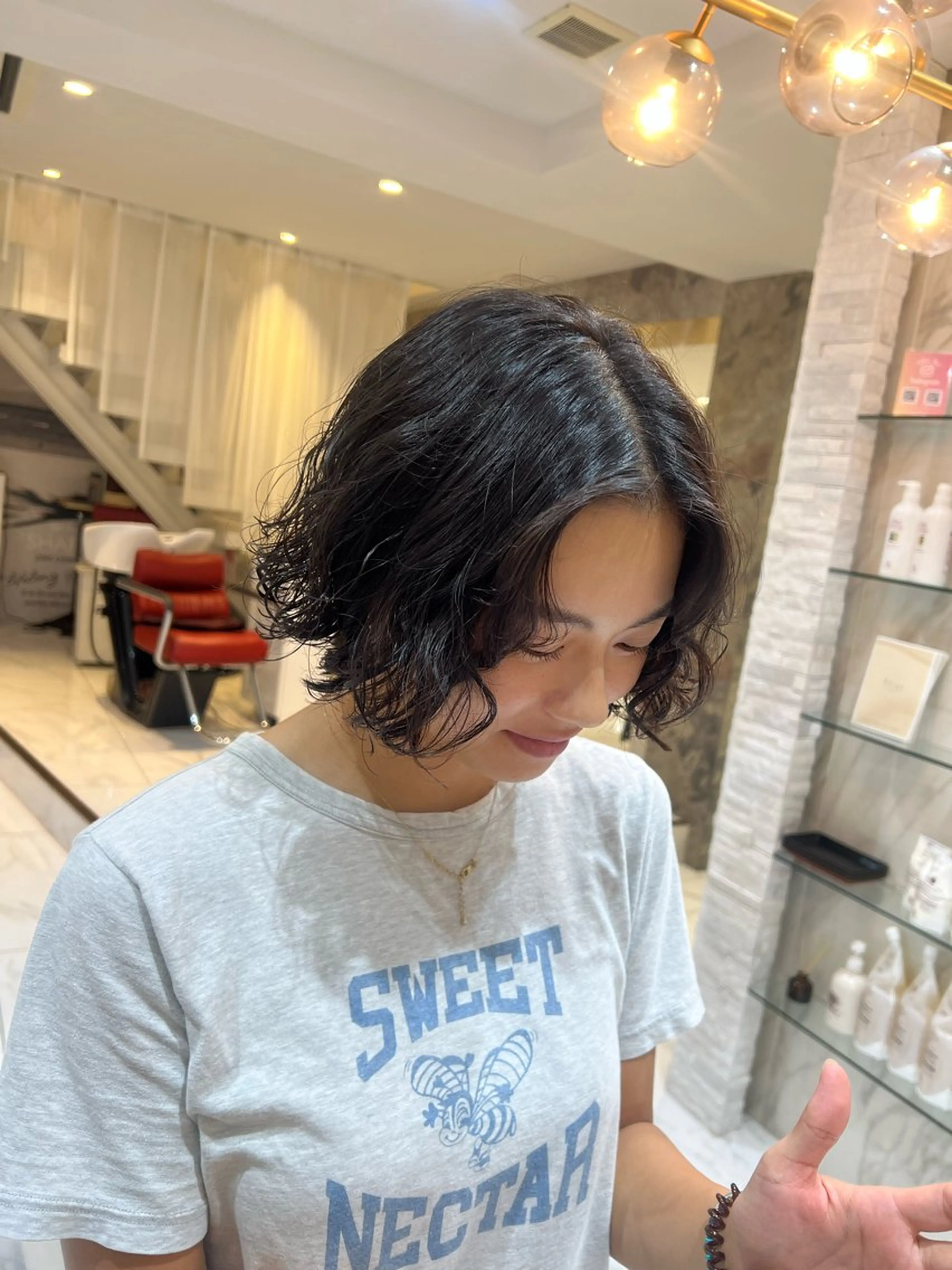 カット＋パーマ🌼💛の写真