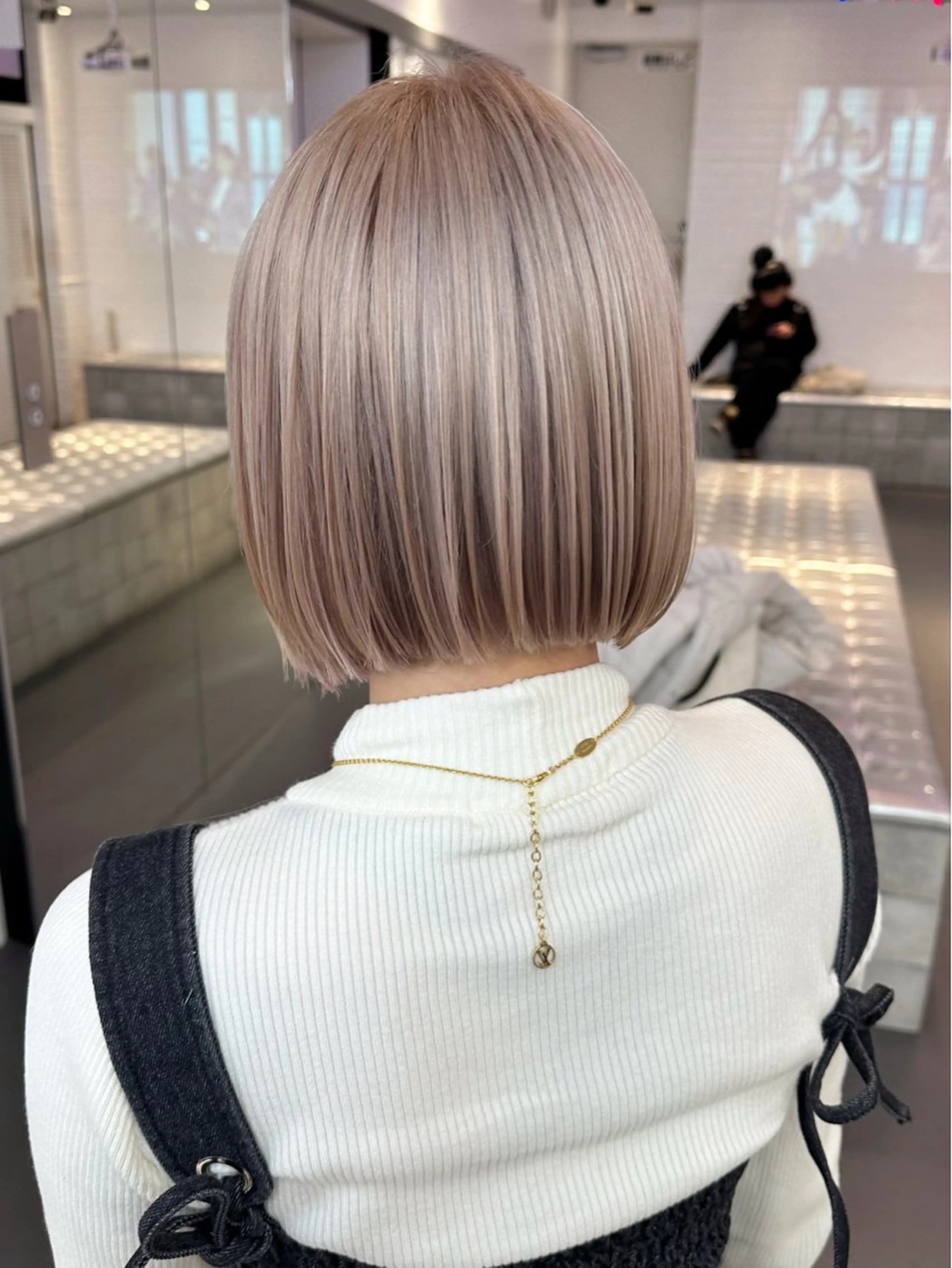 セミロング カラー 🌈艶髪ベージュ🌈 ユウトのヘアスタイル