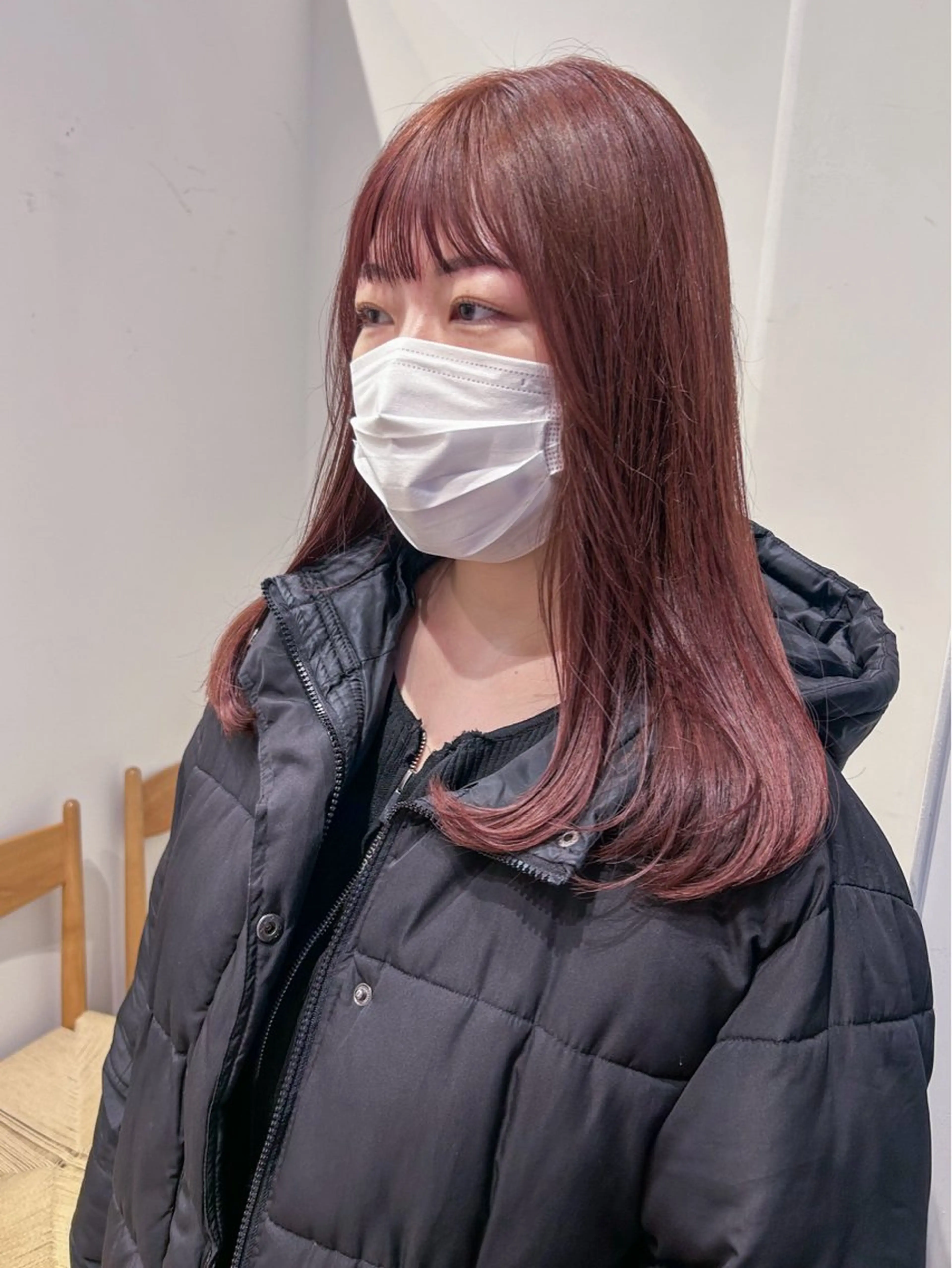 セミロング カラー ヘアアレンジ カット ヘアカラー トリートメント yuka .のヘアスタイル