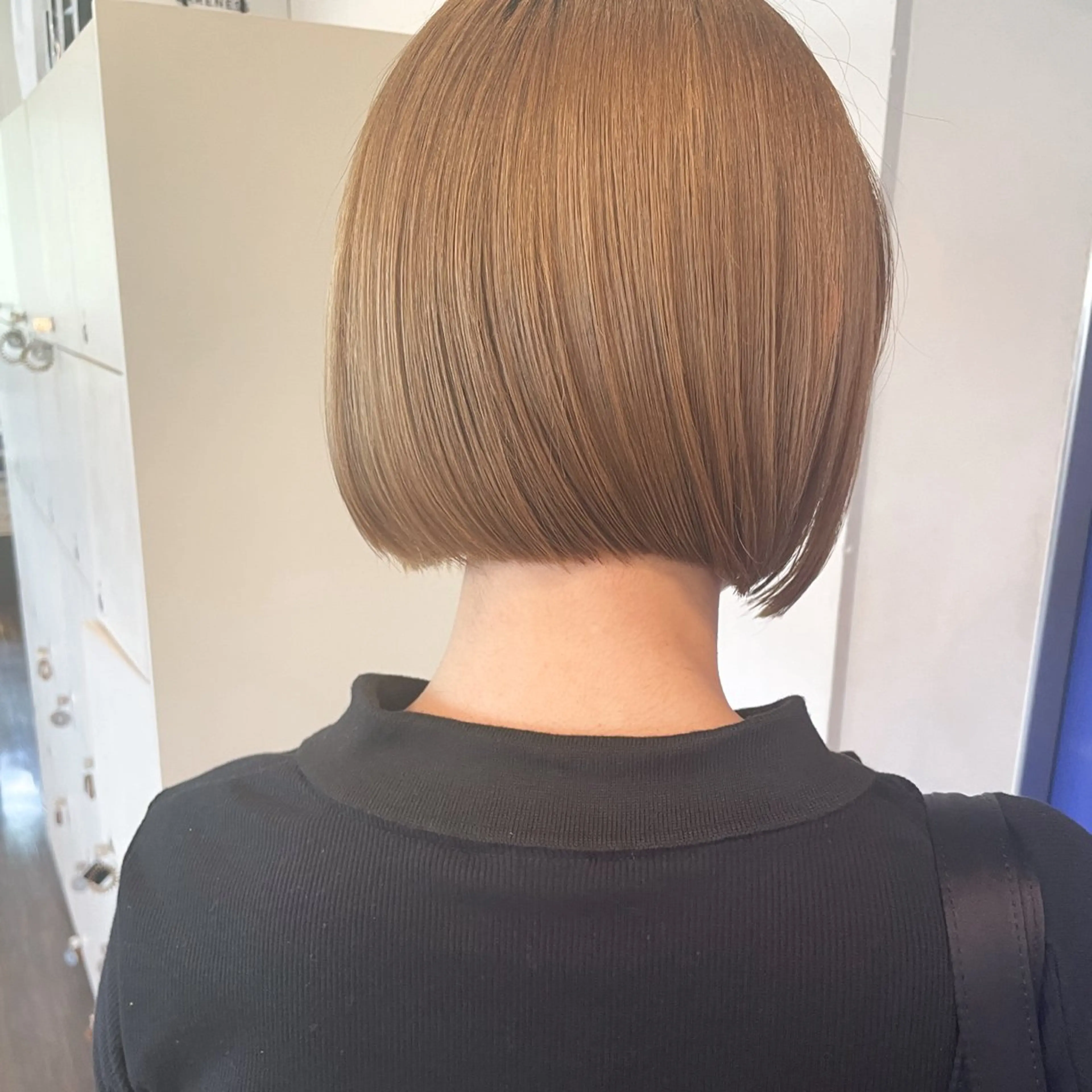 ミディアム カラー ボブ カット ヘアカラー 似合わせヘア🤍 面田法子のヘアスタイル