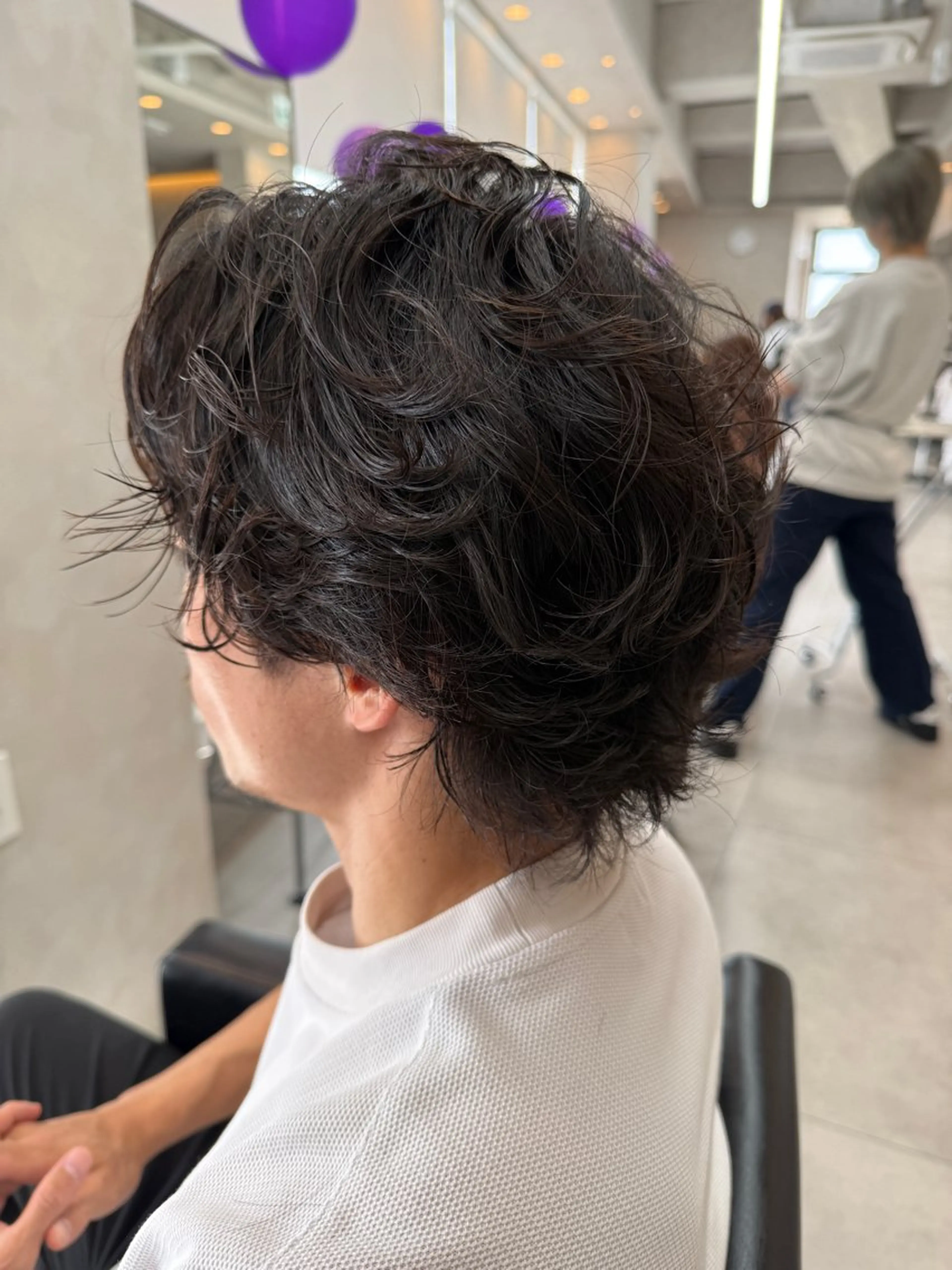 パーマ 下森 愛里のヘアスタイル