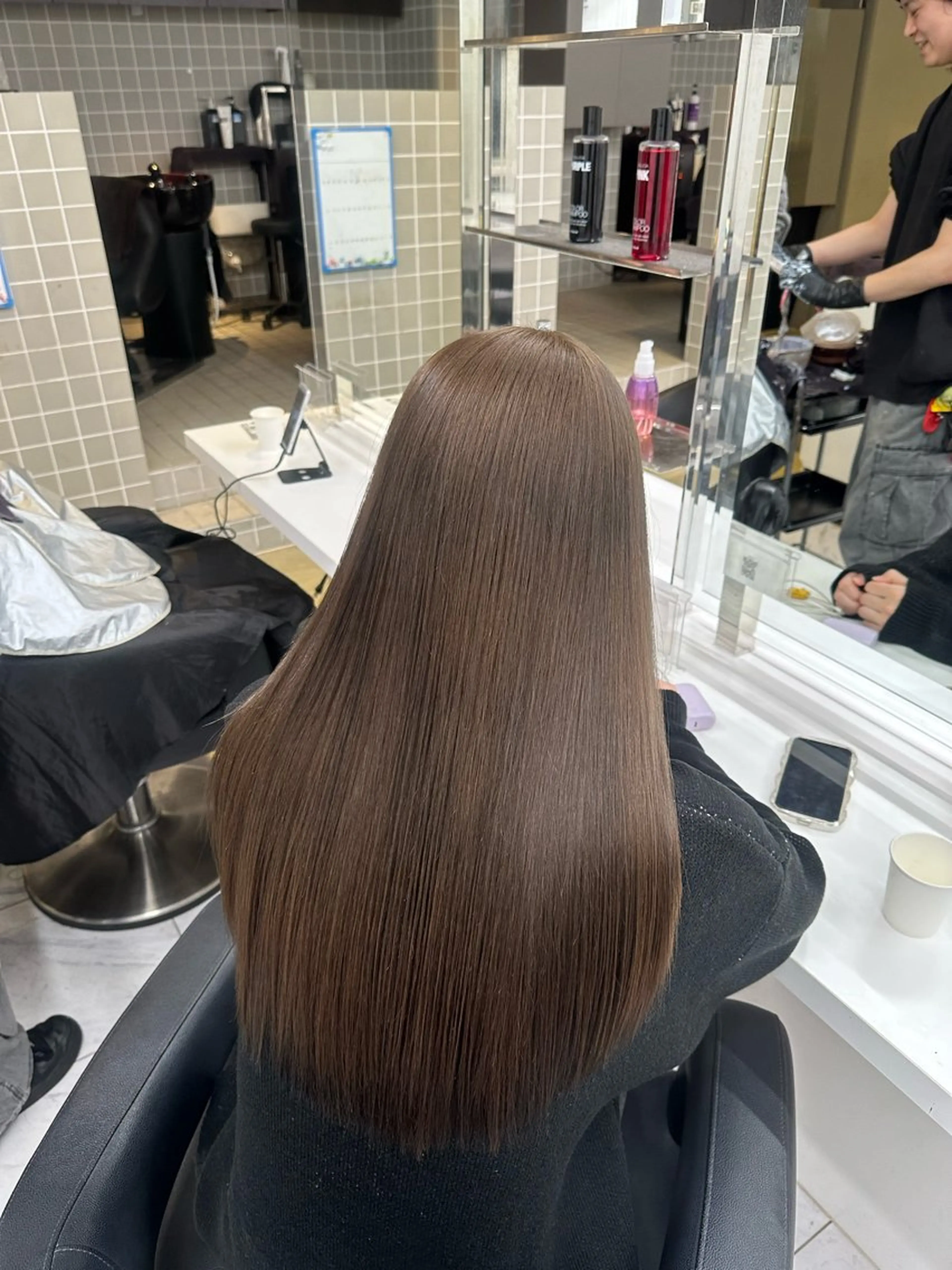 ロング 肌なじみベージュ 🦋azu🦋のヘアスタイル