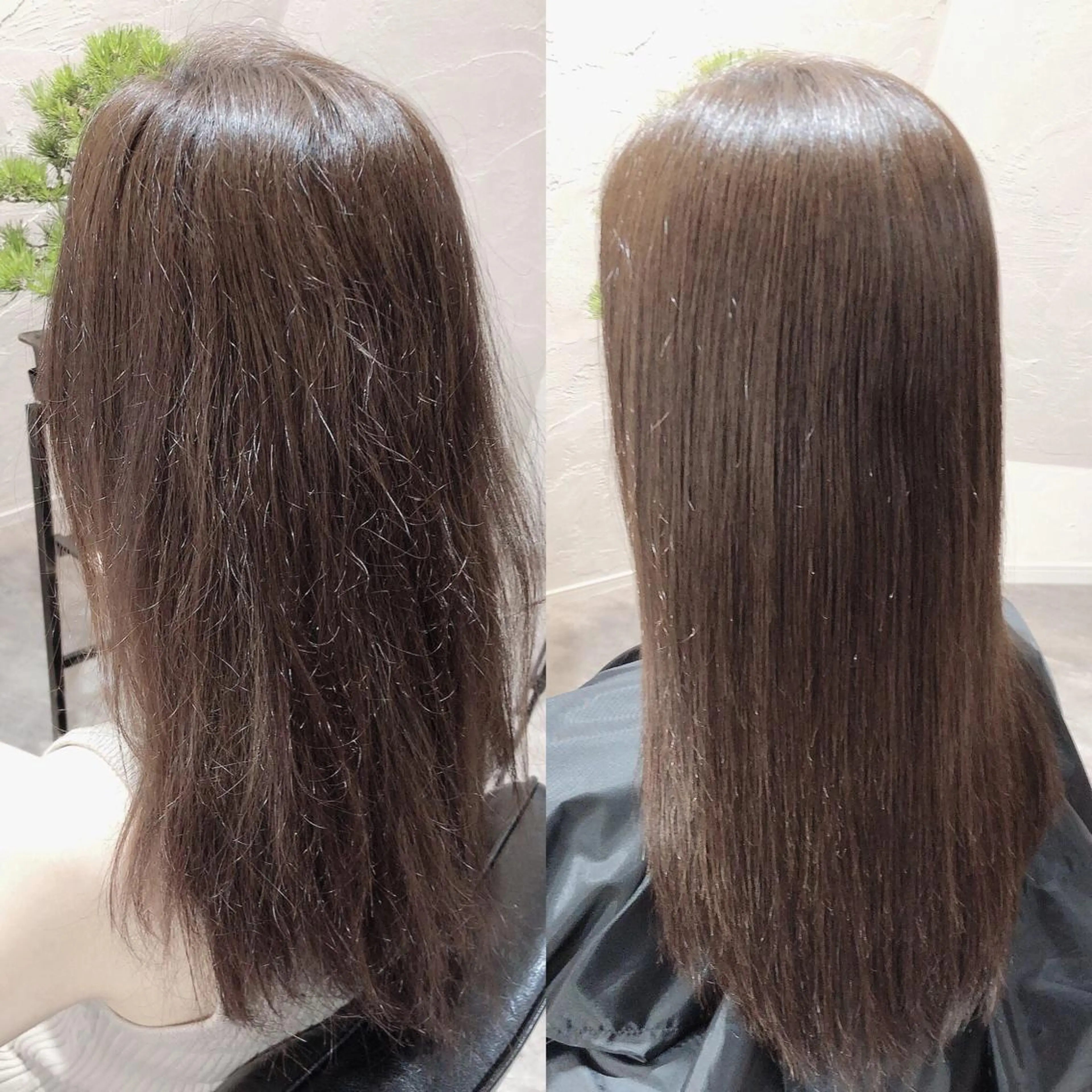 ミディアム カラー パーマ ヘアアレンジ 髪質改善専門店 エイジングケアのヘアスタイル