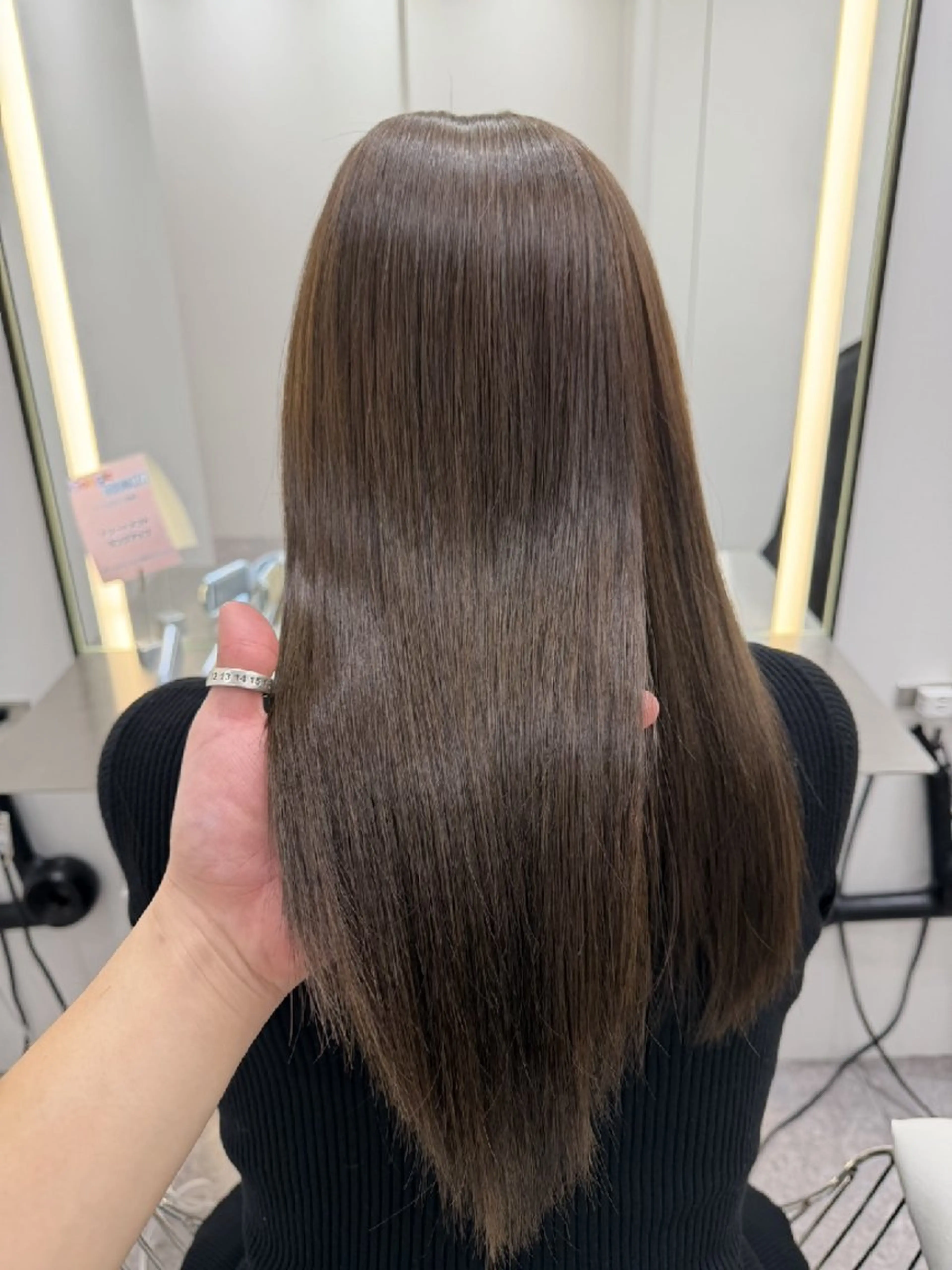 ロング カット トリートメント 新宿/韓国レイヤー/ 髪質改善/ 佐藤のヘアスタイル