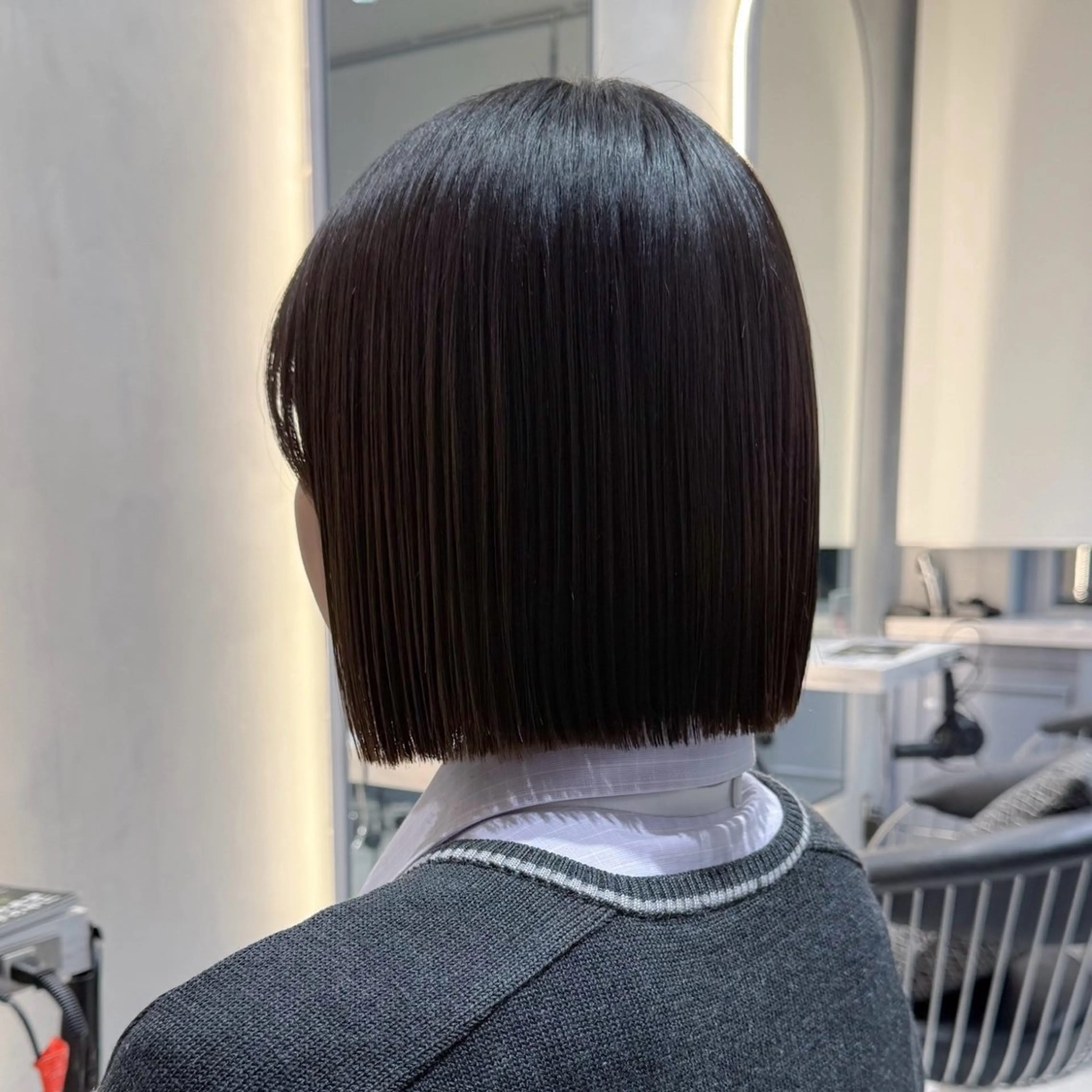 ショート カット 縮毛矯正 トリートメント 🩶sayumi🩶 ボブ/美髪矯正/柏のヘアスタイル