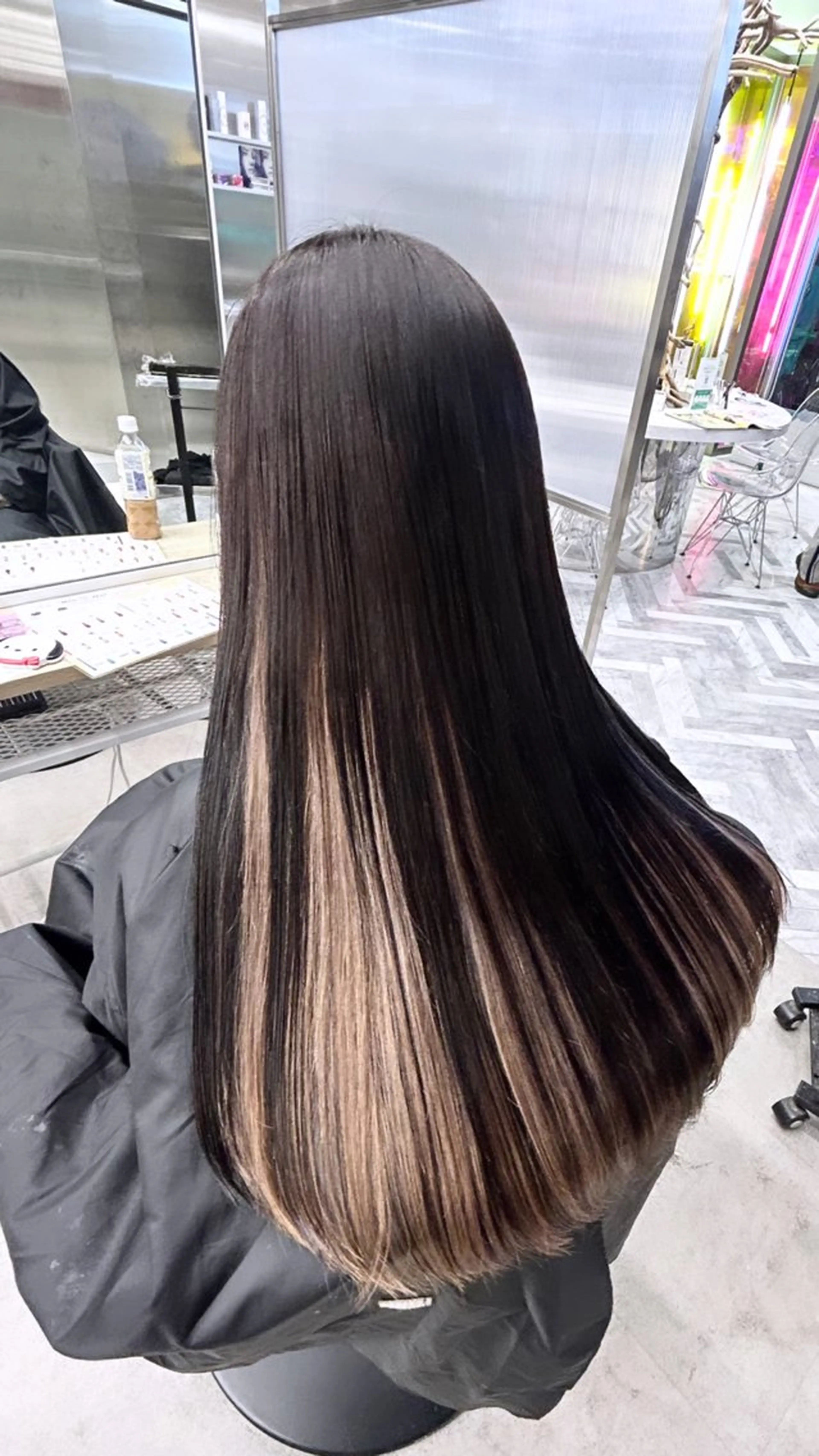 ロング カラー カット ヘアカラー トリートメント メンズ/ボブ/パーマ /くるみのマツエク・マツパデザイン