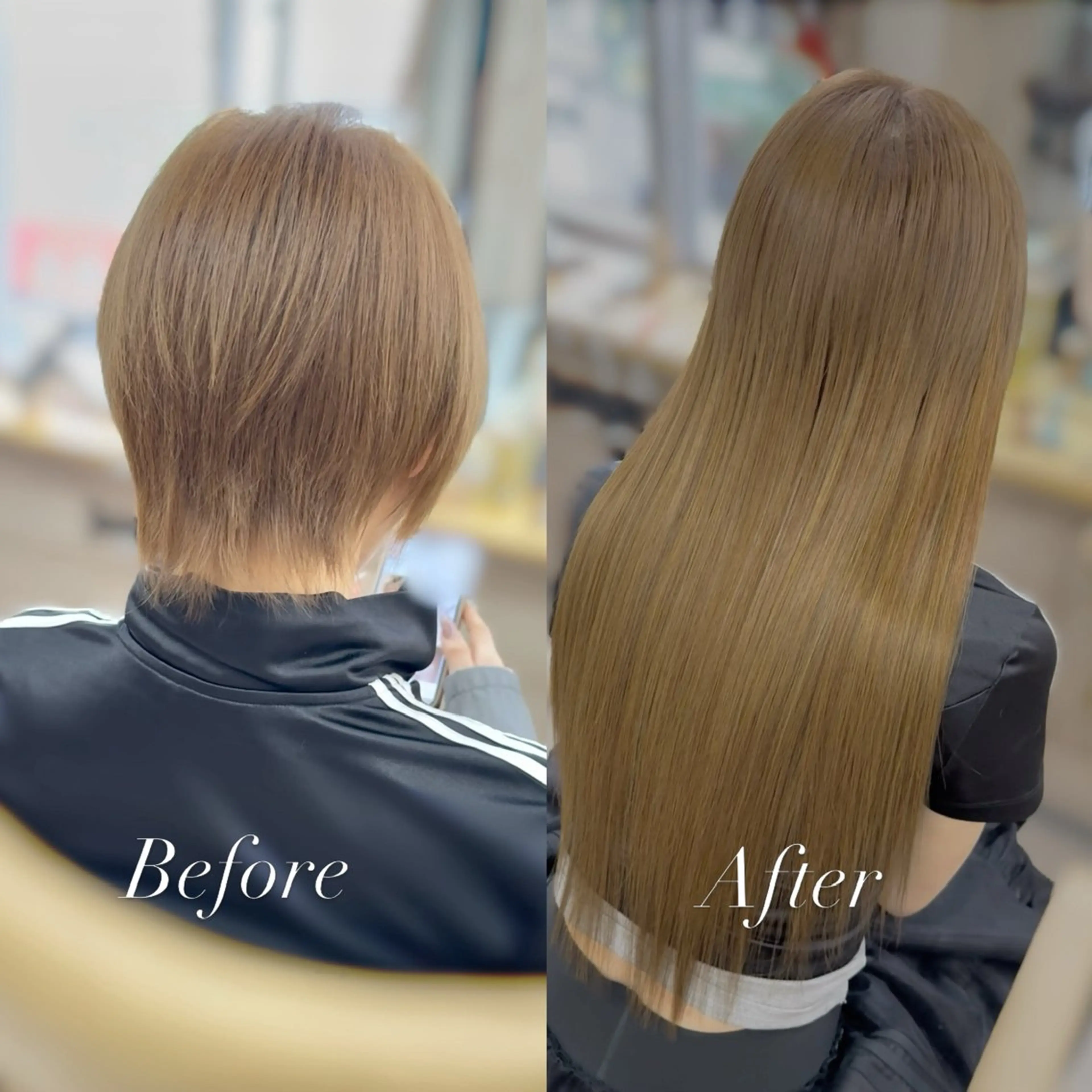 ロング エクステ エクステ＆カラー専門 羽エクステ　新大久保のヘアスタイル