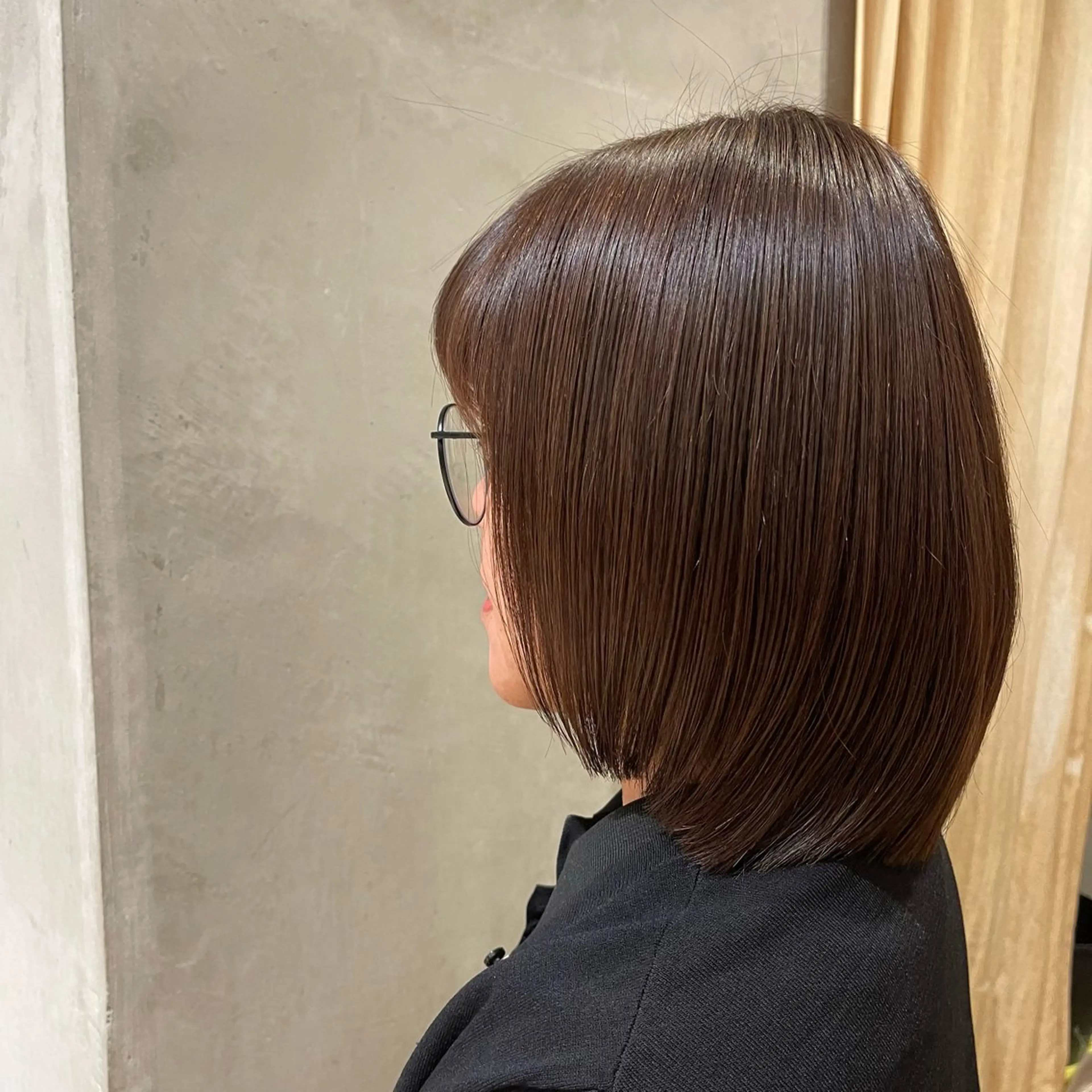ミディアム カラー パーマ 縮毛矯正 ストレートパーマ 高井瑠華🌼 ストカールカット特化のヘアスタイル
