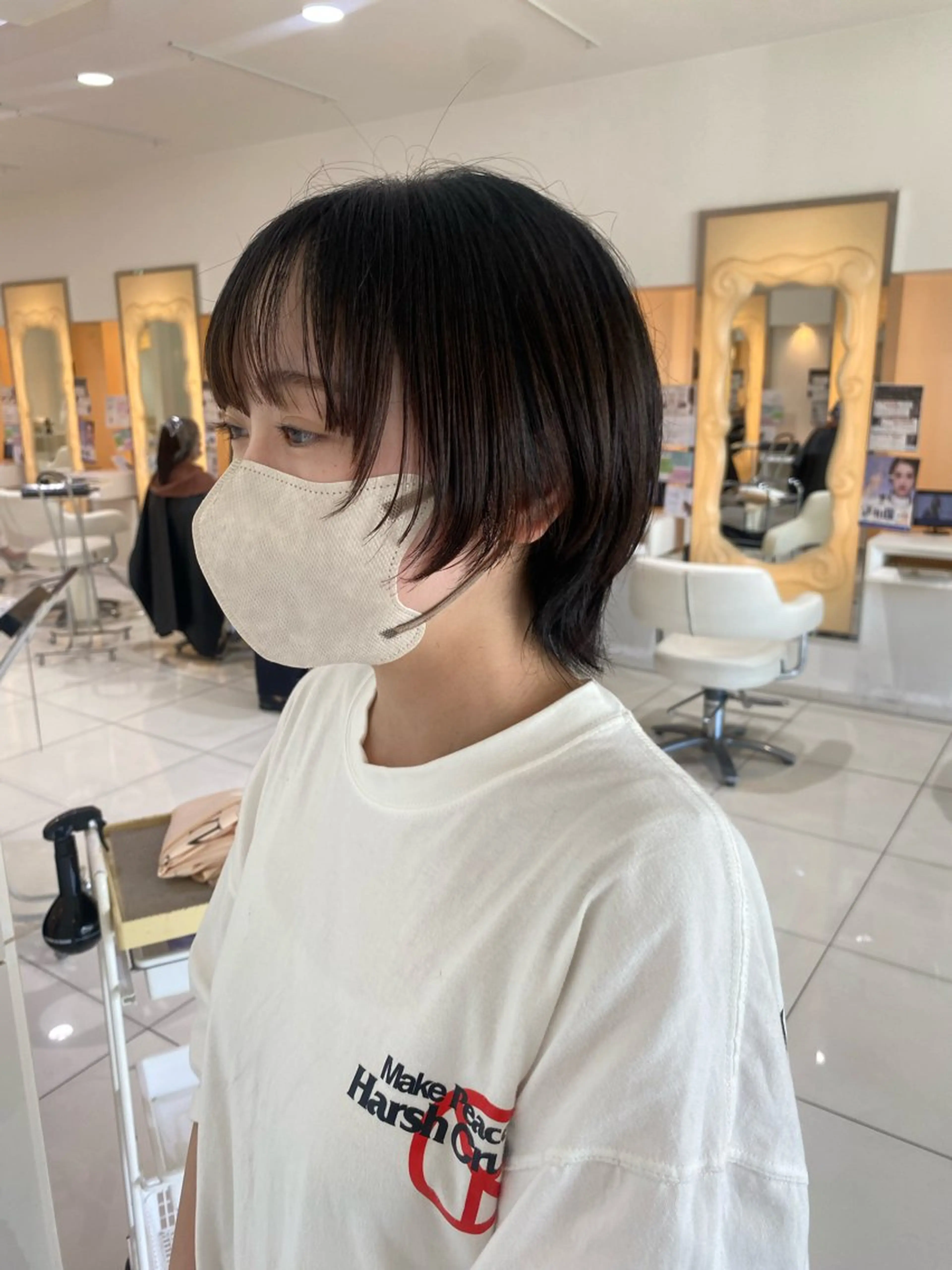 ショート ショートヘア ウルフカット 艶髪/透明感/ 三宅晴香のヘアスタイル