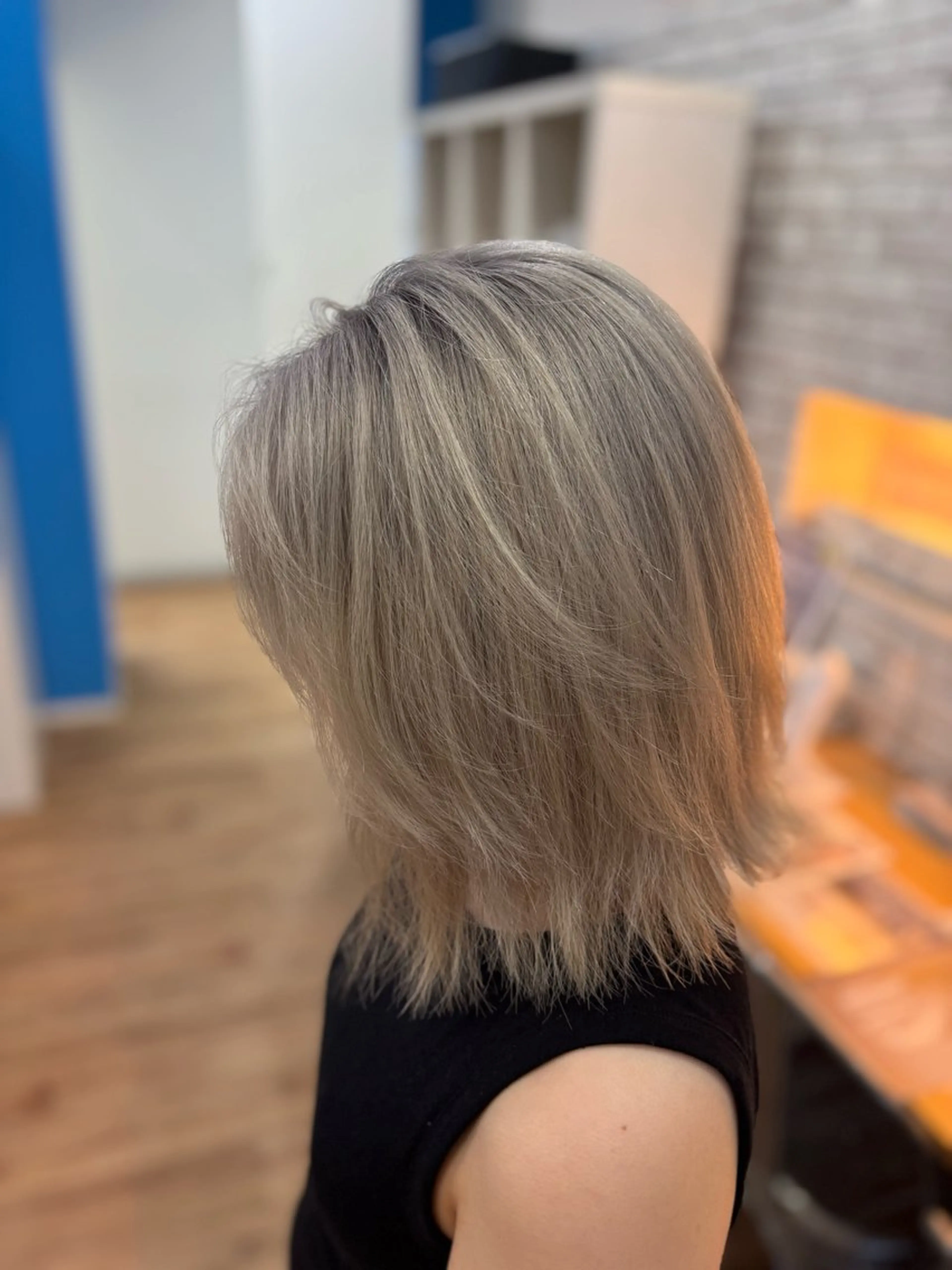 ショート カラー ヘアカラー 永井大樹✨ 透明感カラー✨のヘアスタイル