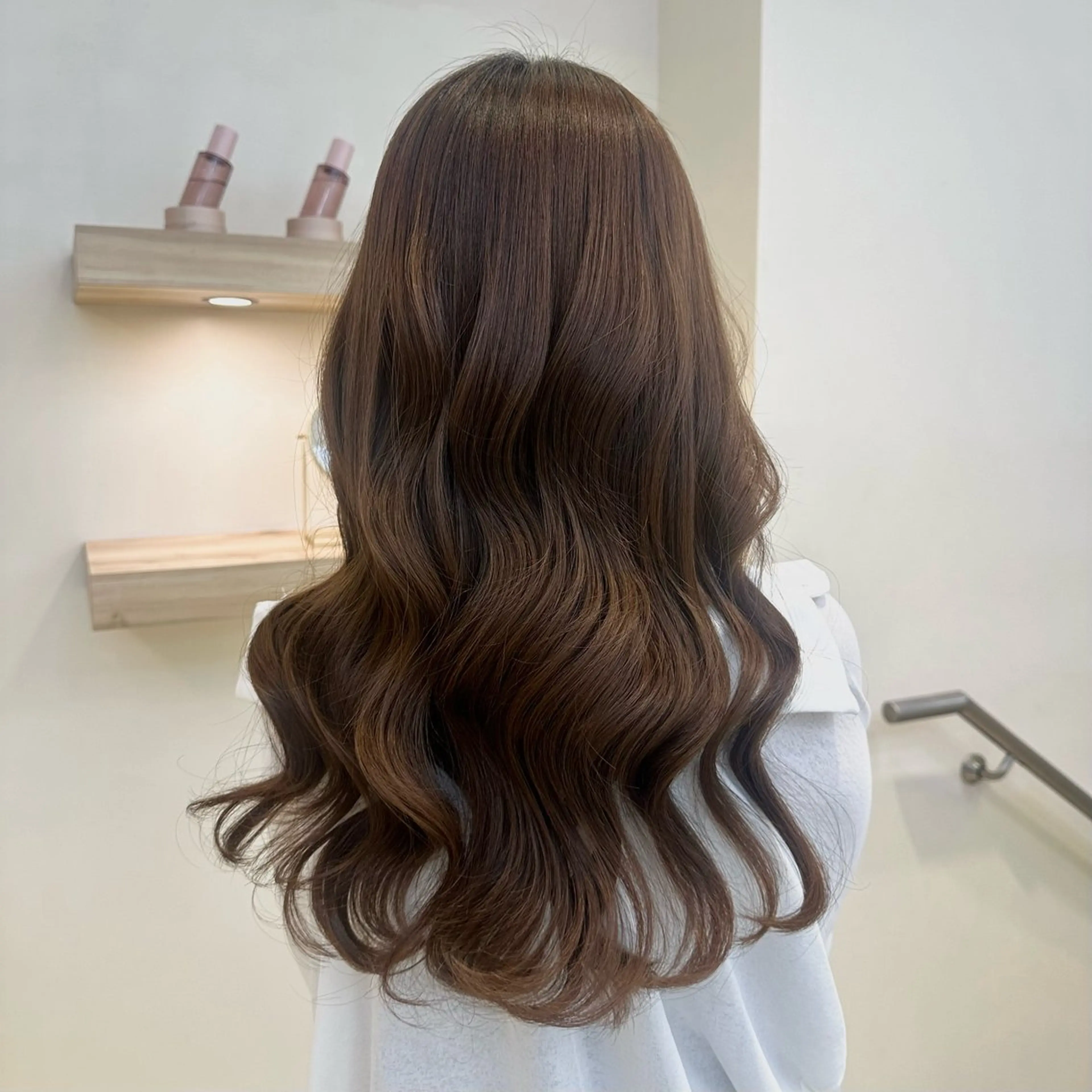 ロング パーマ 韓国風ヘア ロング カット パーマ 柔らかパーマ🫧 いぎあやかのヘアスタイル