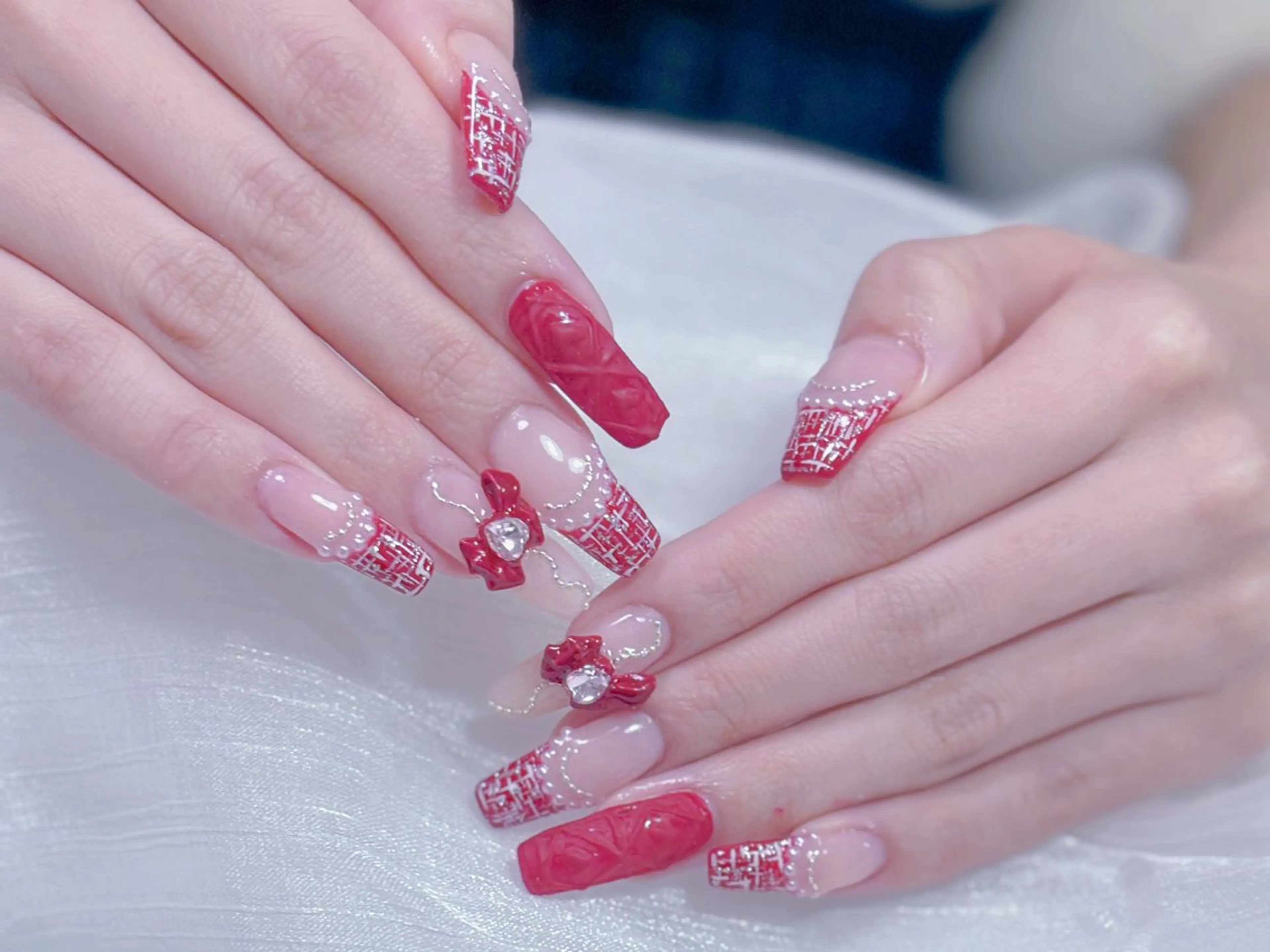 ネイル ハンドネイル ネイルサロンエクラ 🫧Shizukaのネイルデザイン