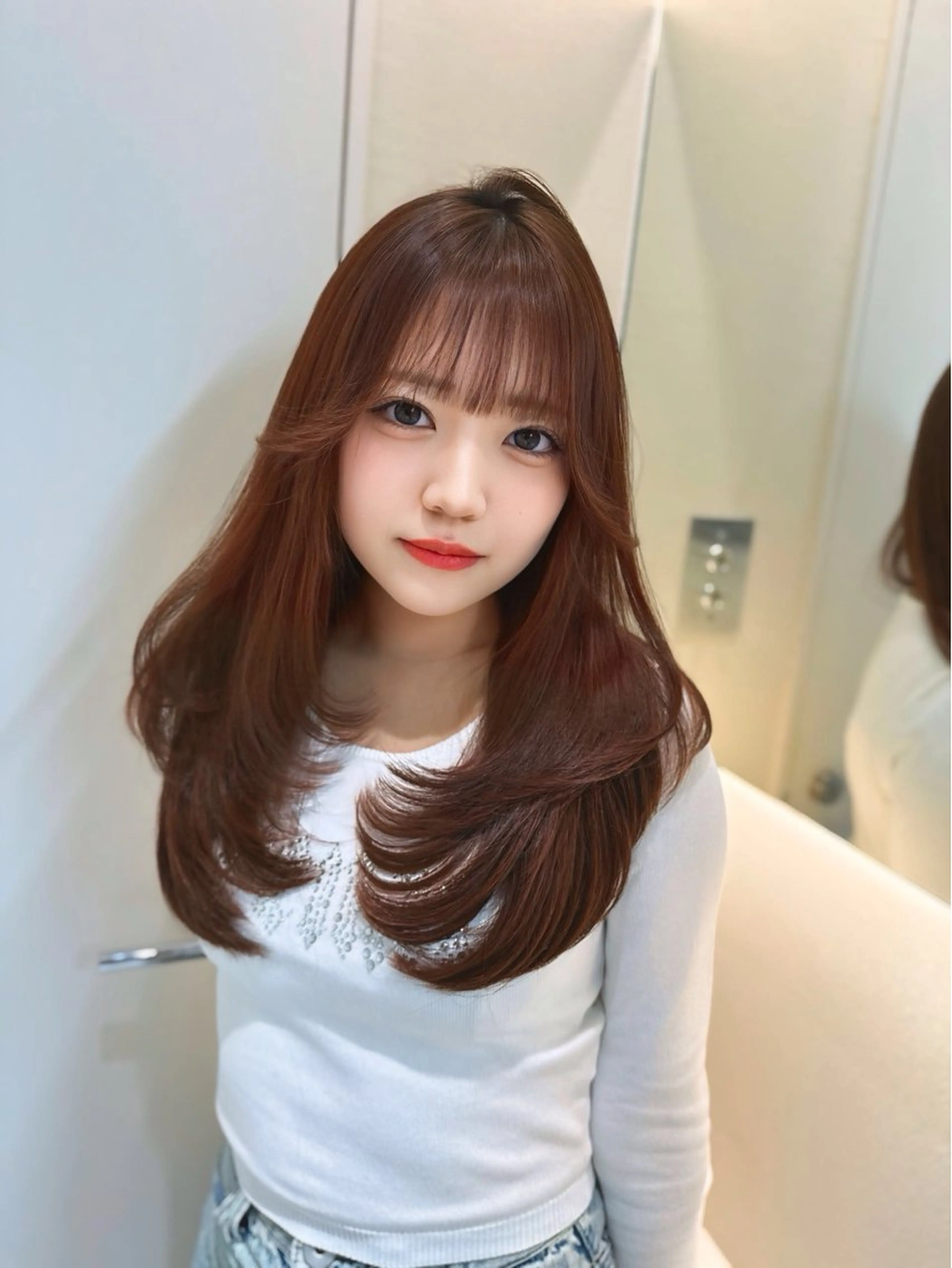 ロング カット ヘアカラー トリートメント ゆーだい🇰🇷韓国 🇰🇷×髪質改善のヘアスタイル