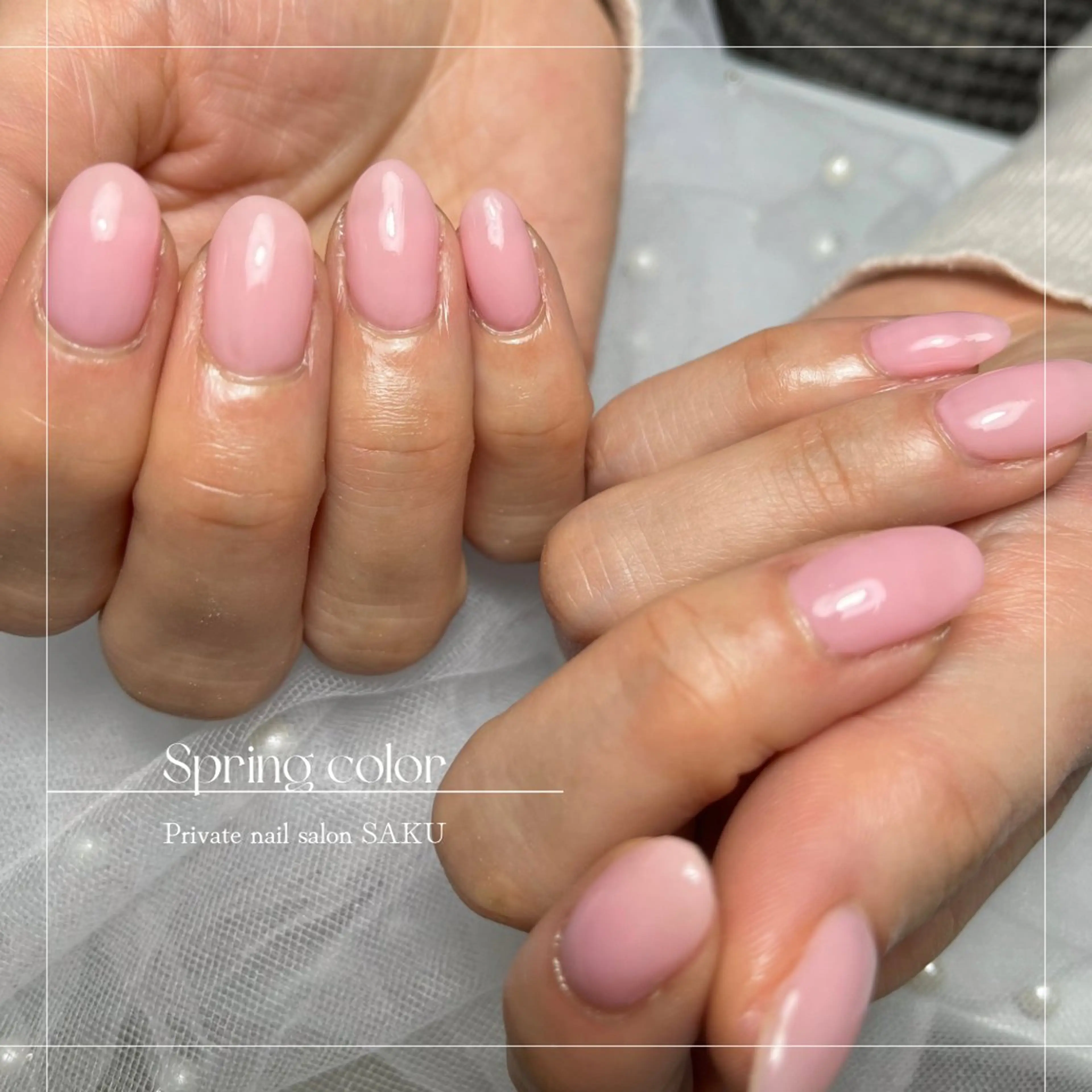 ネイル 春ネイル ハンドネイル SAKU nail 作島茜のネイルデザイン