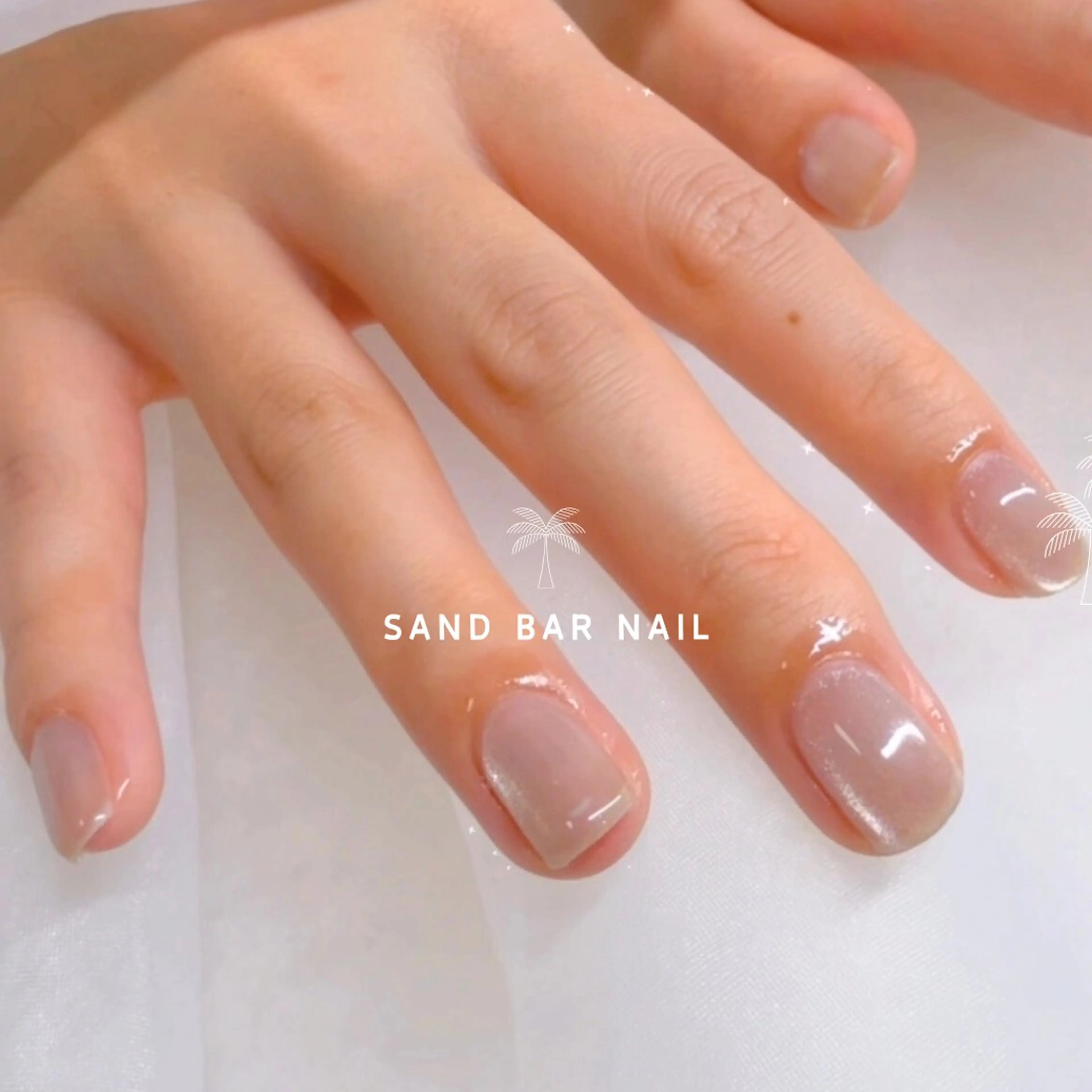 ネイル マグネットネイル ハンドネイル SAND BAR  NAILのネイルデザイン