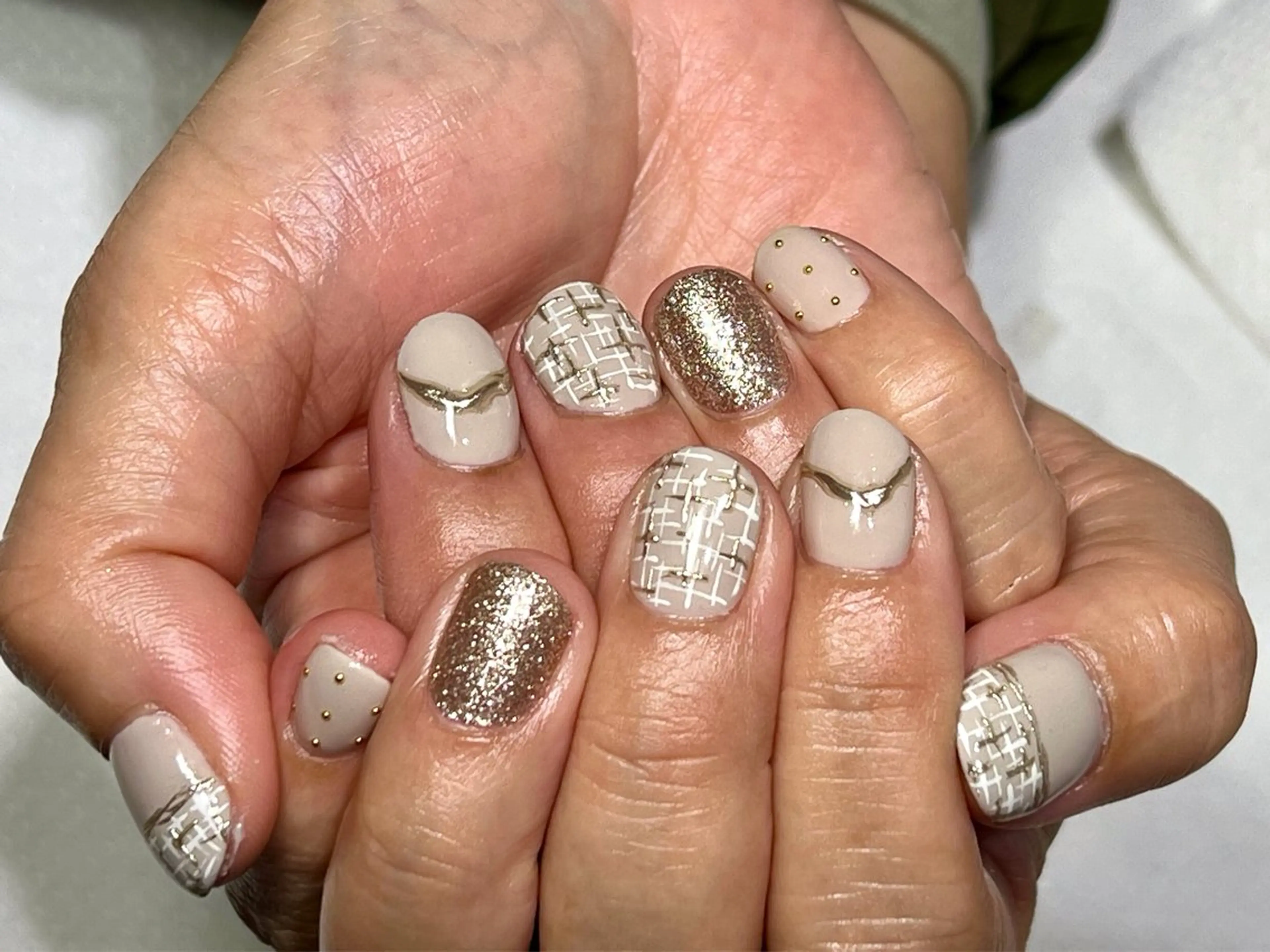 【オフなし】　ソークオフ定額デザインネイルの写真