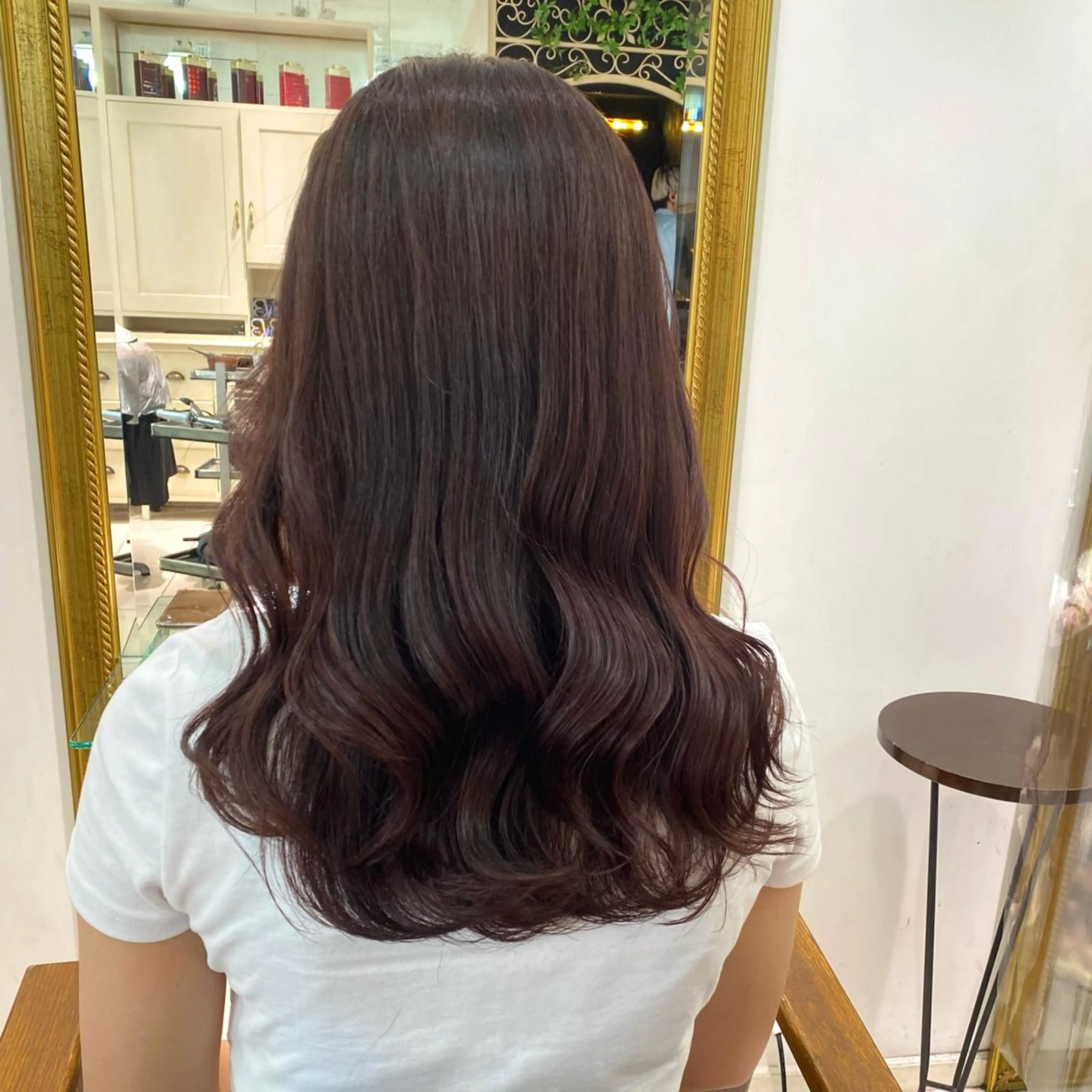 セミロング カラー ヘアアレンジ 透明感カラー 古山 結季🌙🖤のヘアスタイル