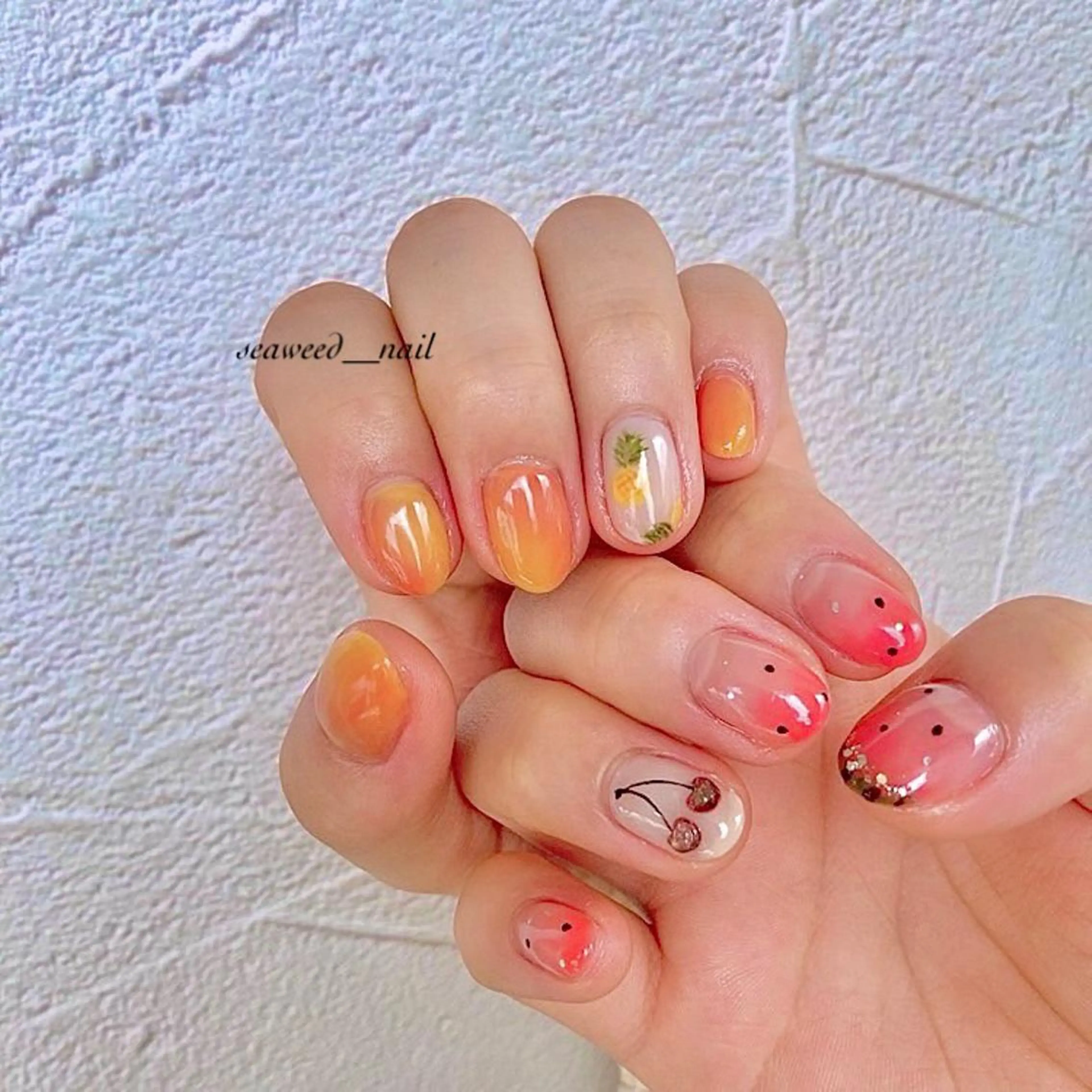 ネイル 持ち込み seaweed nailのネイルデザイン