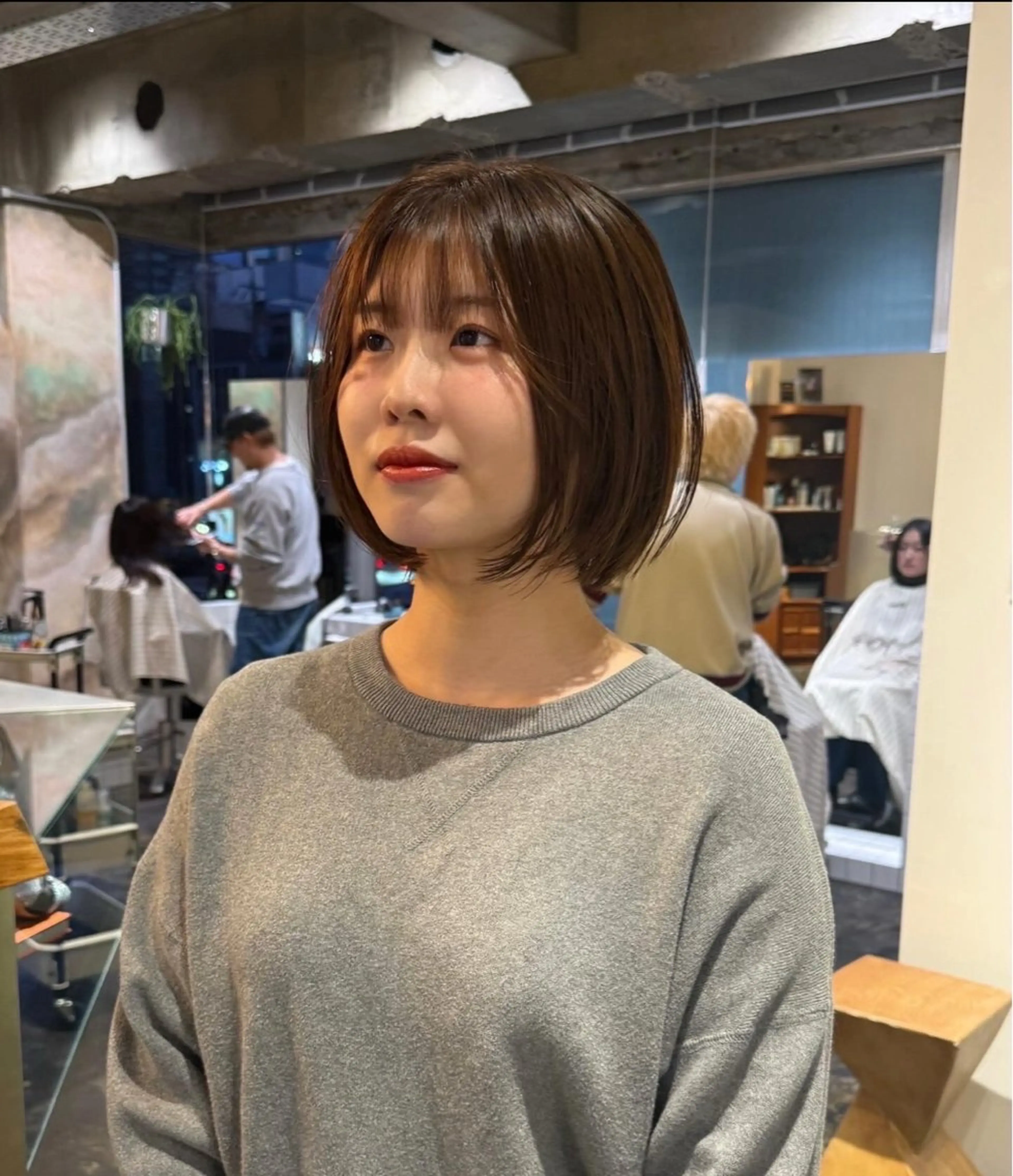 ショート カラー ヘアカラー トリートメント 池田 早希のヘアスタイル