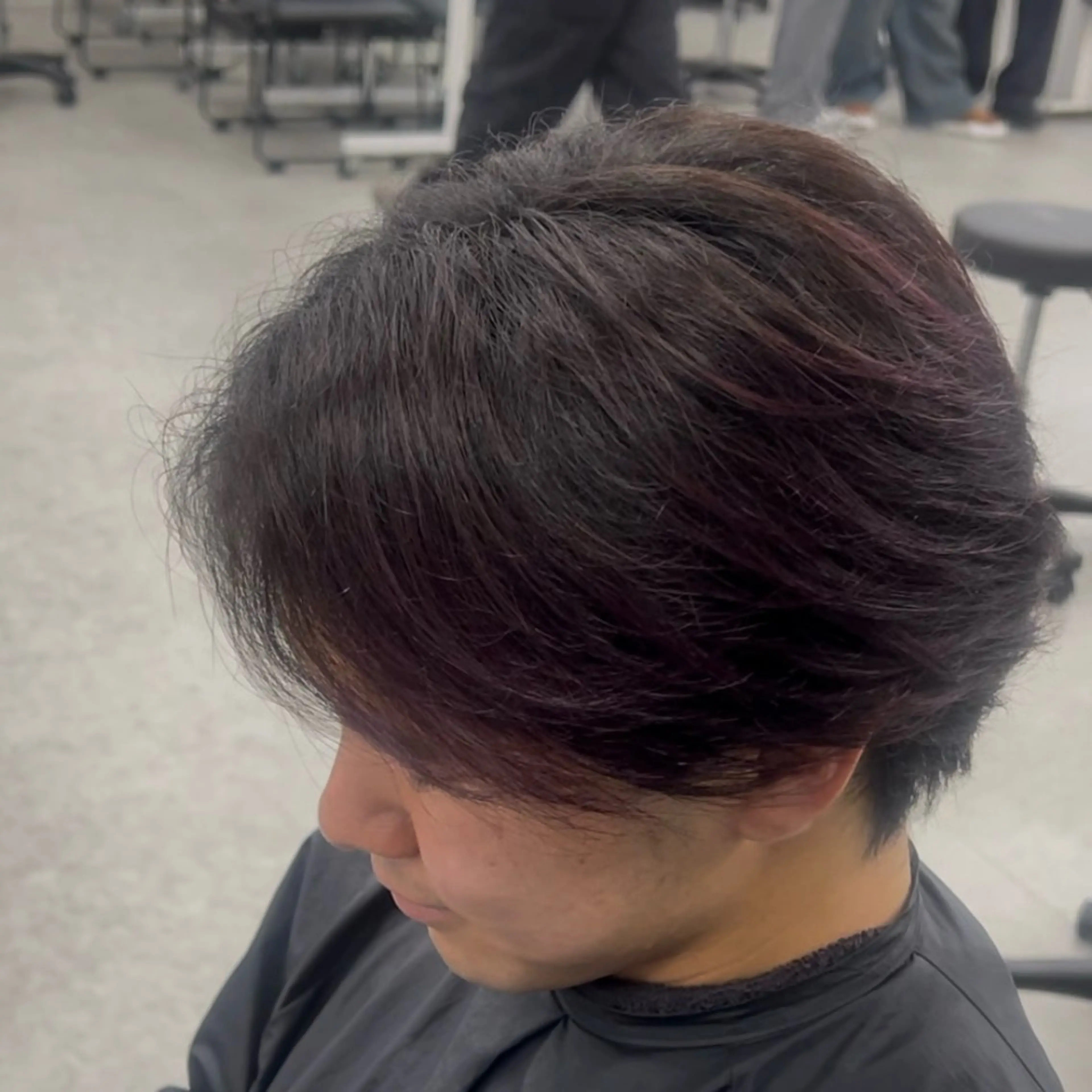 カラー メンズ バイオレットカラー ヘアカラー カラー/フェード/ パーマ/たくぼーのヘアスタイル