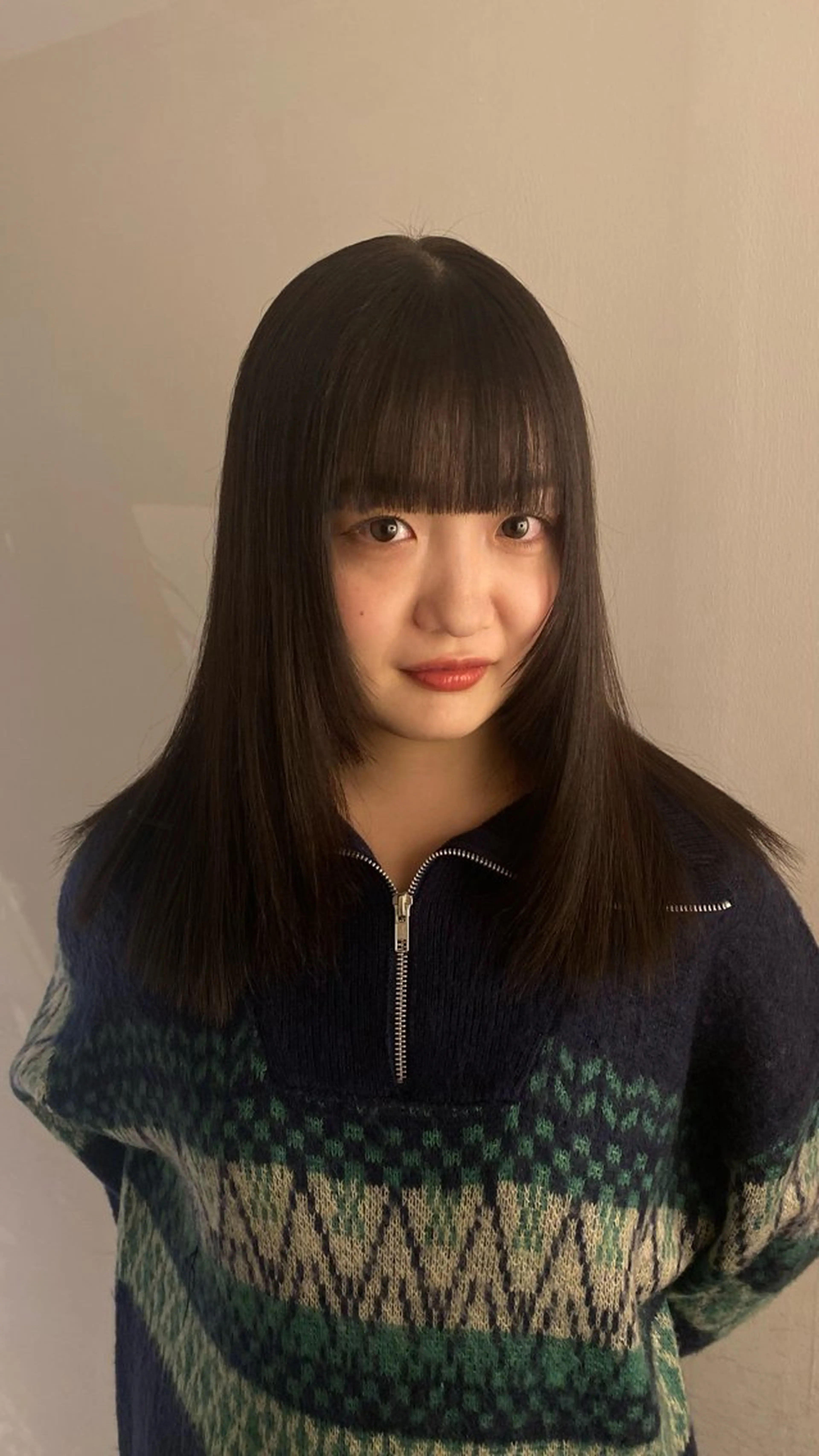 セミロング カラー ヘアアレンジ 透明感カラー marino マリノのヘアスタイル