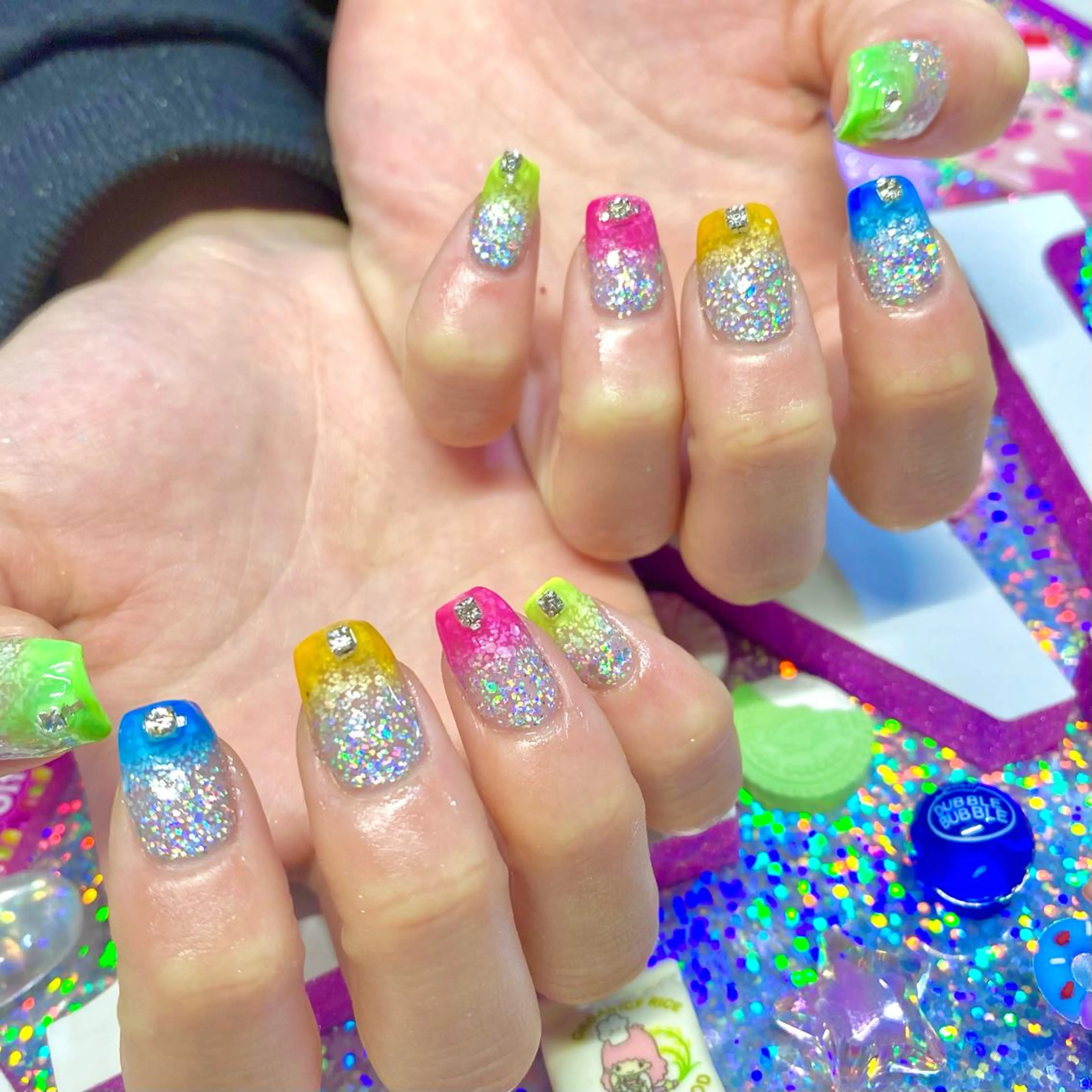 ネイル アートネイル クリアネイル ジェルネイル ニュアンスネイル オフィスネイル 8appy YUKITIN.Bのネイルデザイン