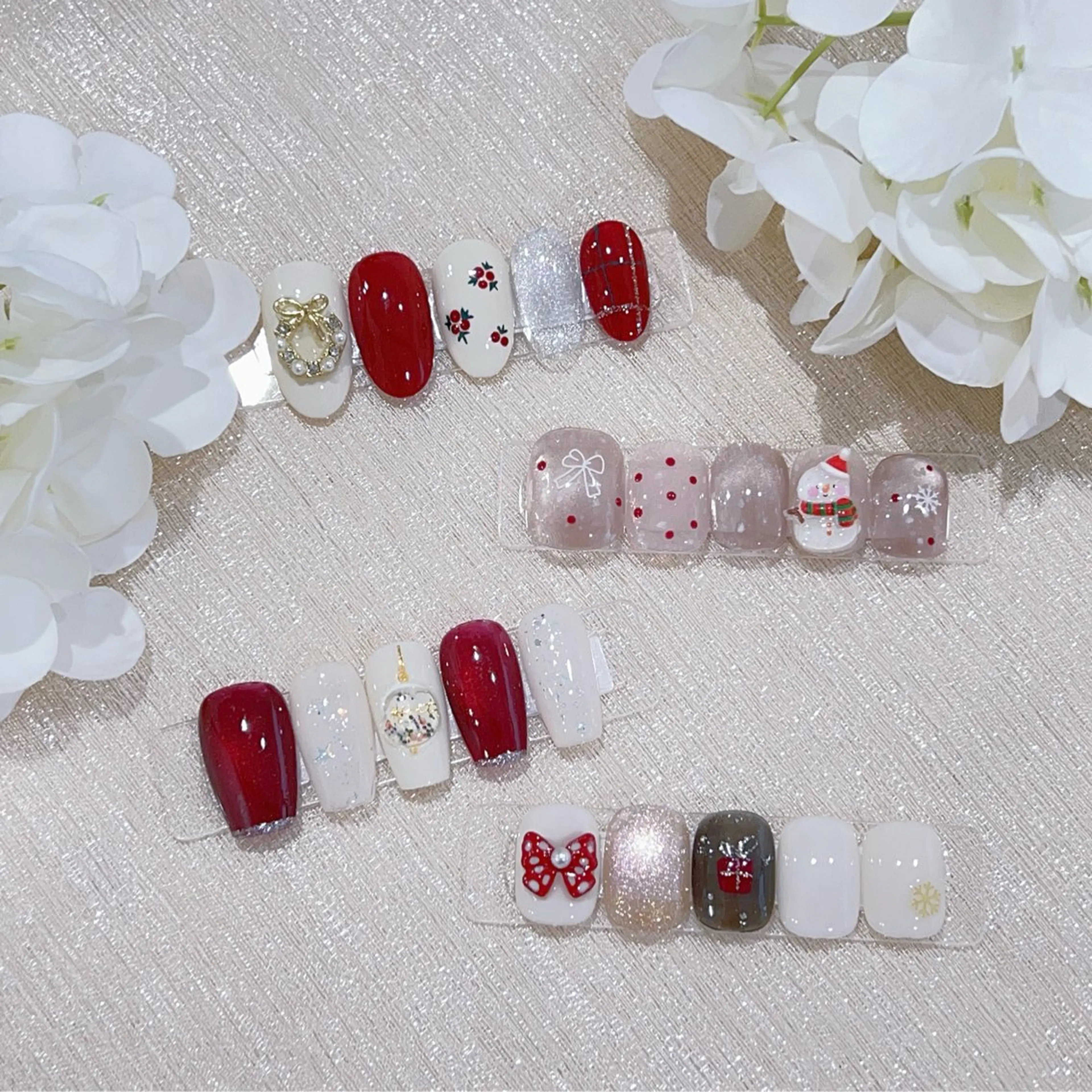 クリスマスデザイン 色変更可能の写真