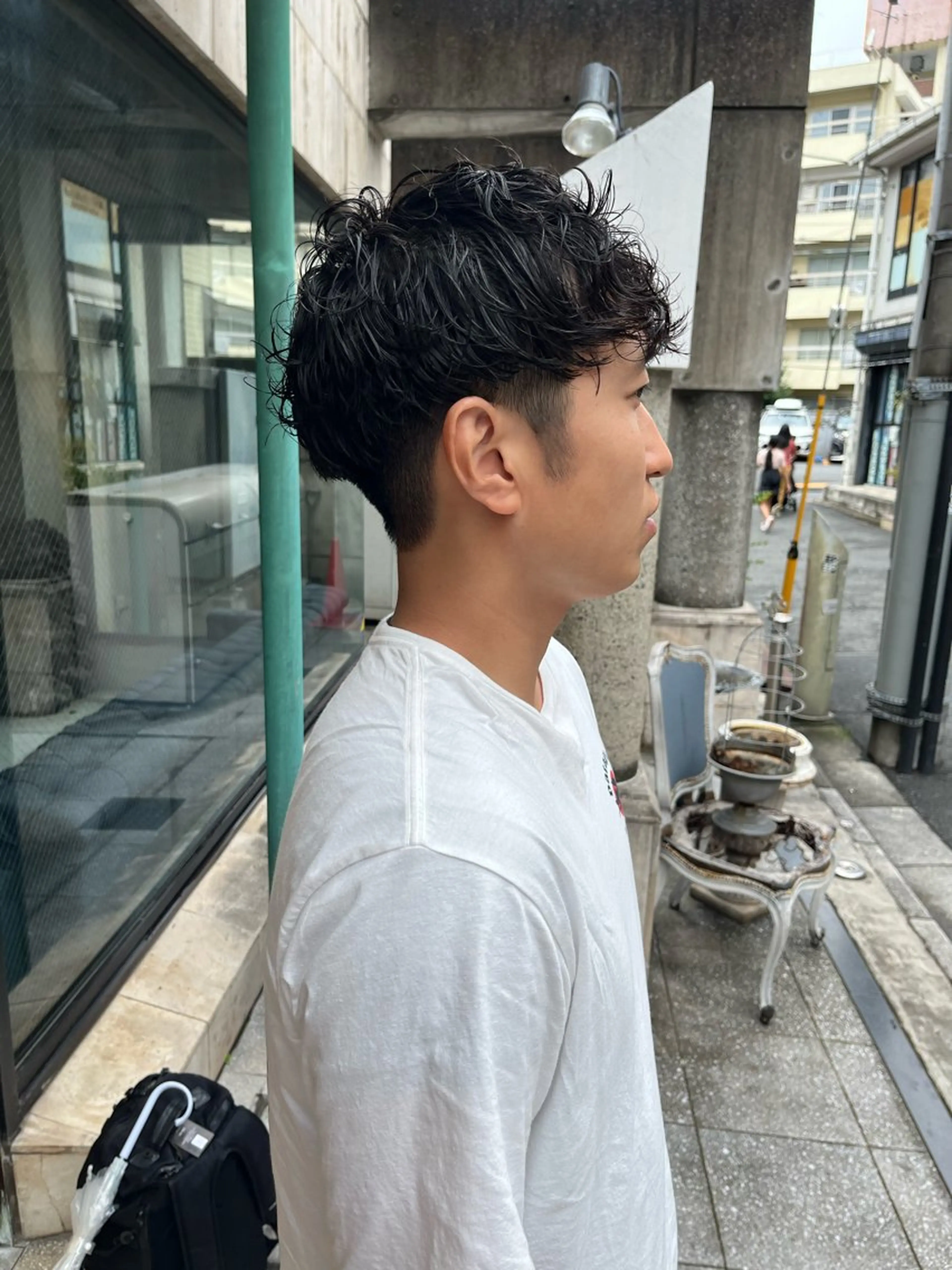 パーマ メンズ カット パーマ ヘアセット ハイトーン/美髪矯正 🍃大江拓実のヘアスタイル