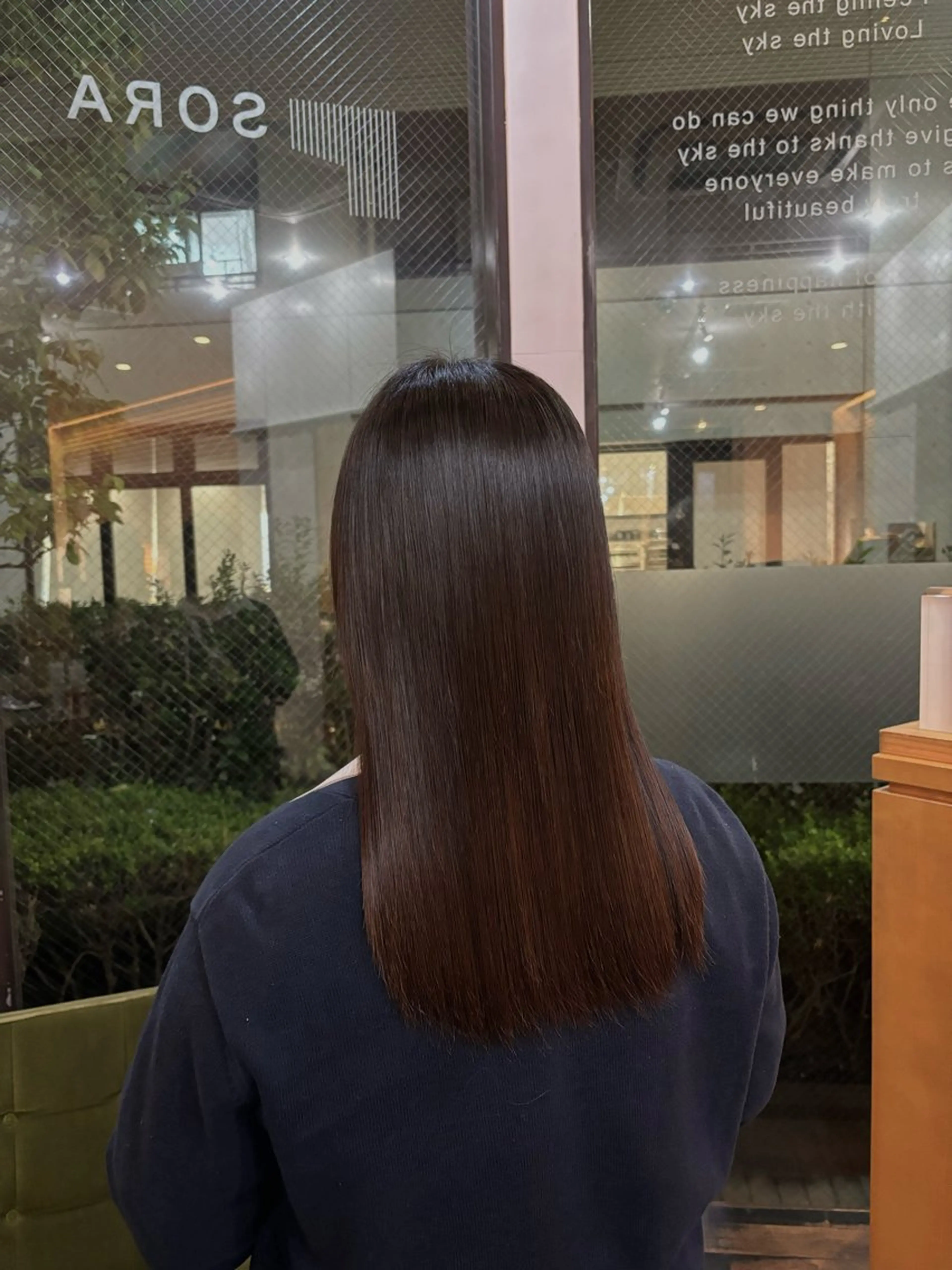 ミディアム 縮毛矯正 MINNANO所属・⚪️マナエ⚪️ ／学芸大学のヘアスタイル