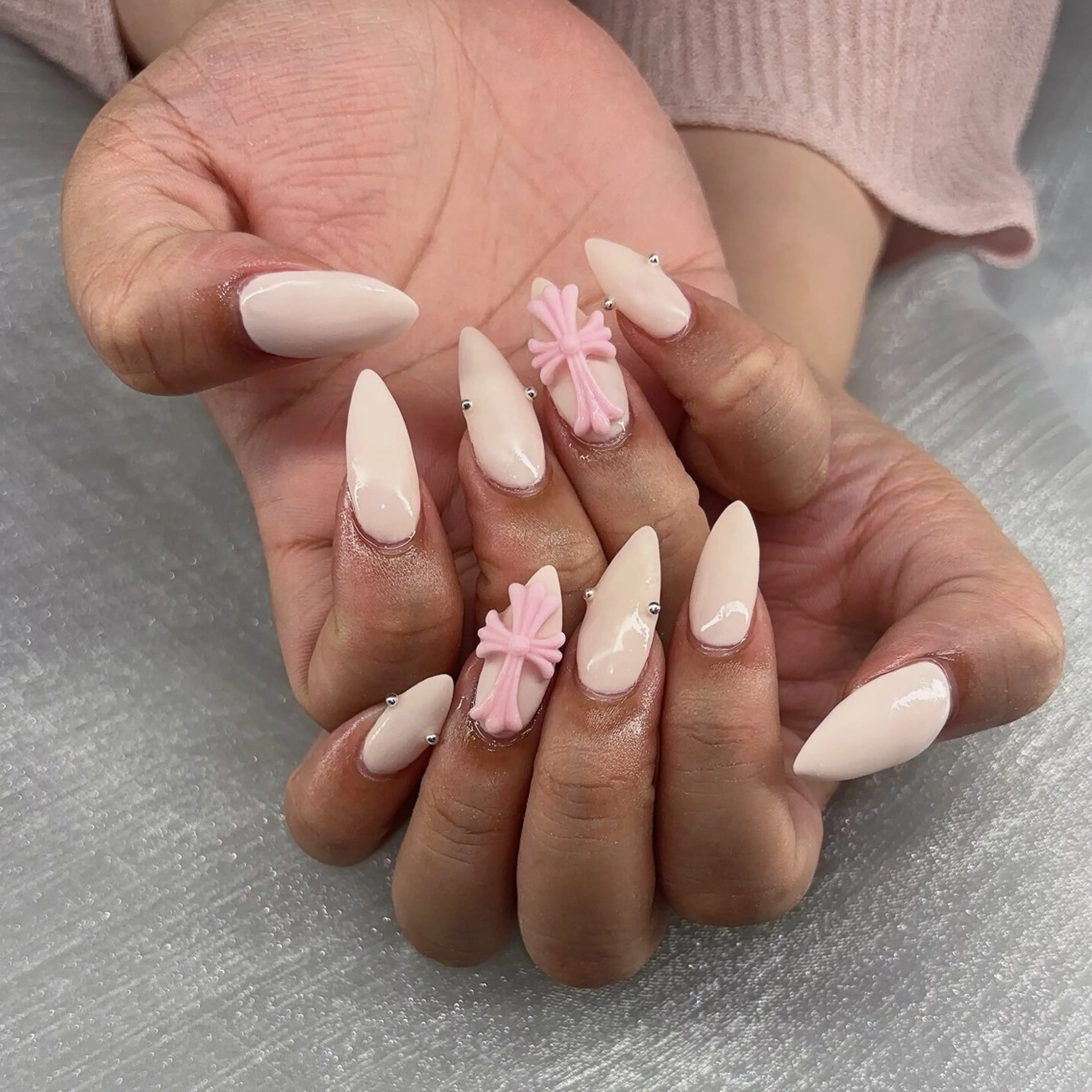 ネイル ストーンネイル ハンドネイル 774✦✧ ┊金山のネイルデザイン