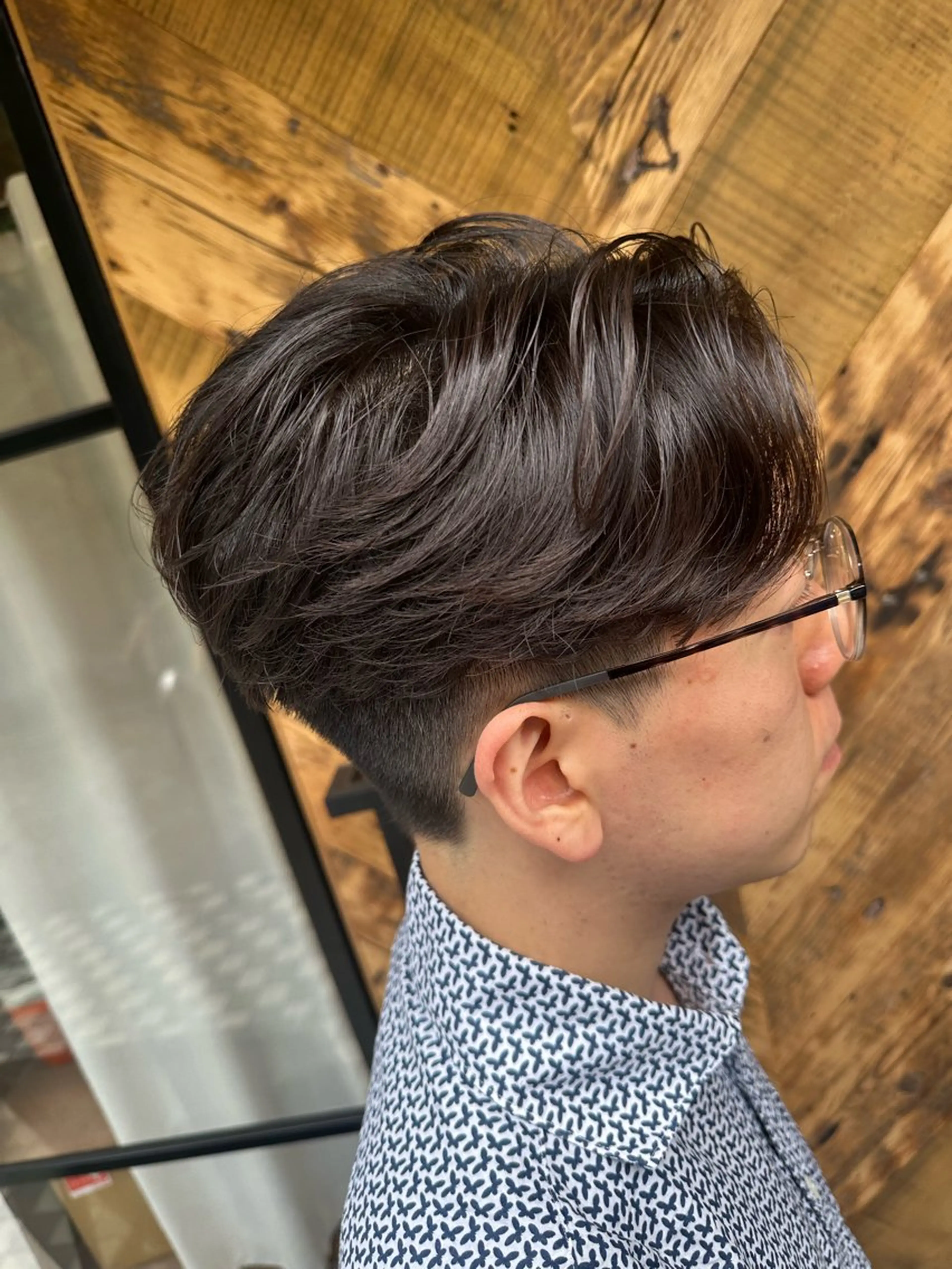 パーマ メンズ フェードカット メンズパーマ ニュアンスパーマ カット パーマ 【gemini店長】 メンズ特化中野稜平のヘアスタイル