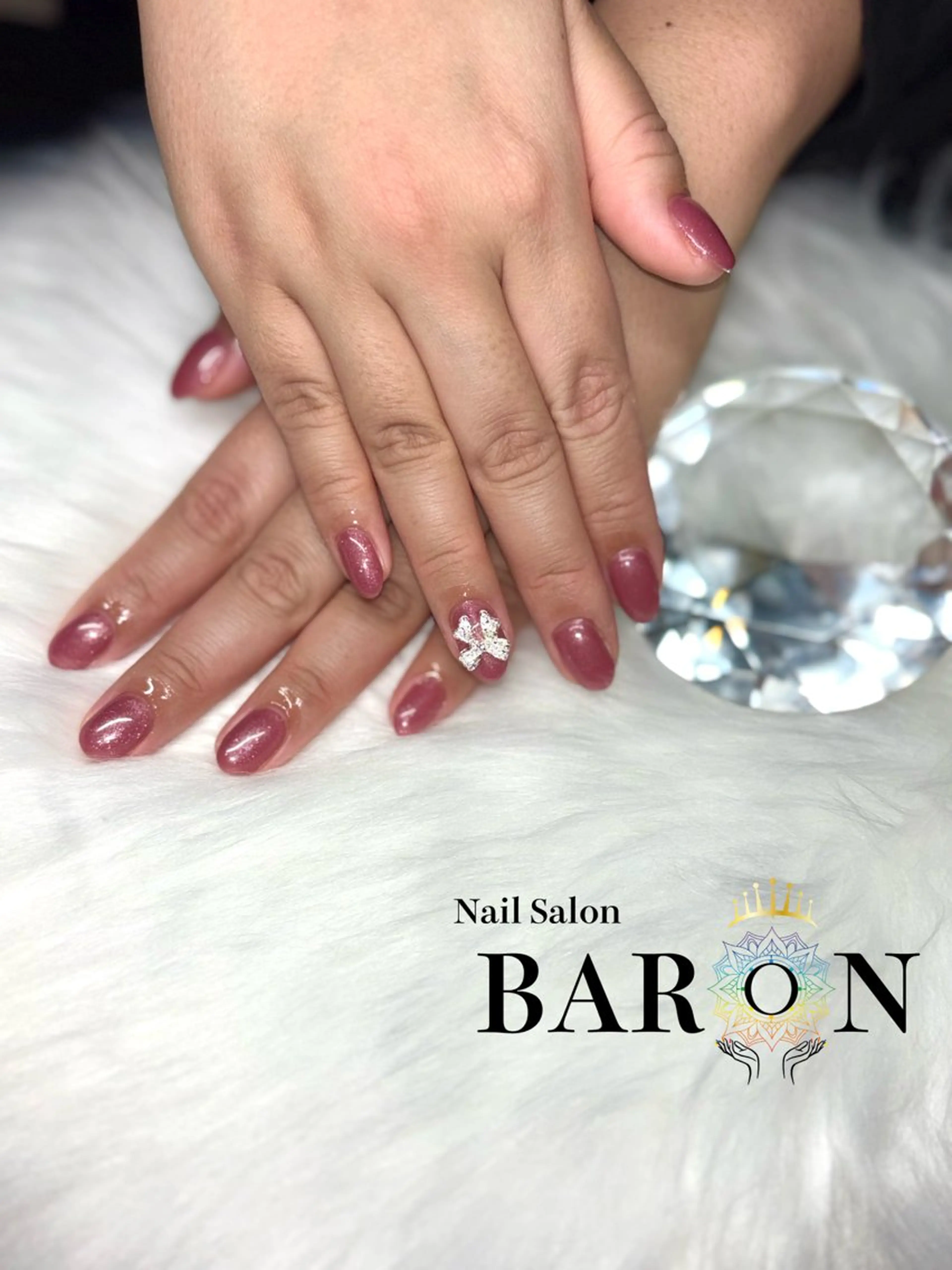 ネイル ワンカラーネイル ♛︎BARON♛︎ MASHIROのネイルデザイン