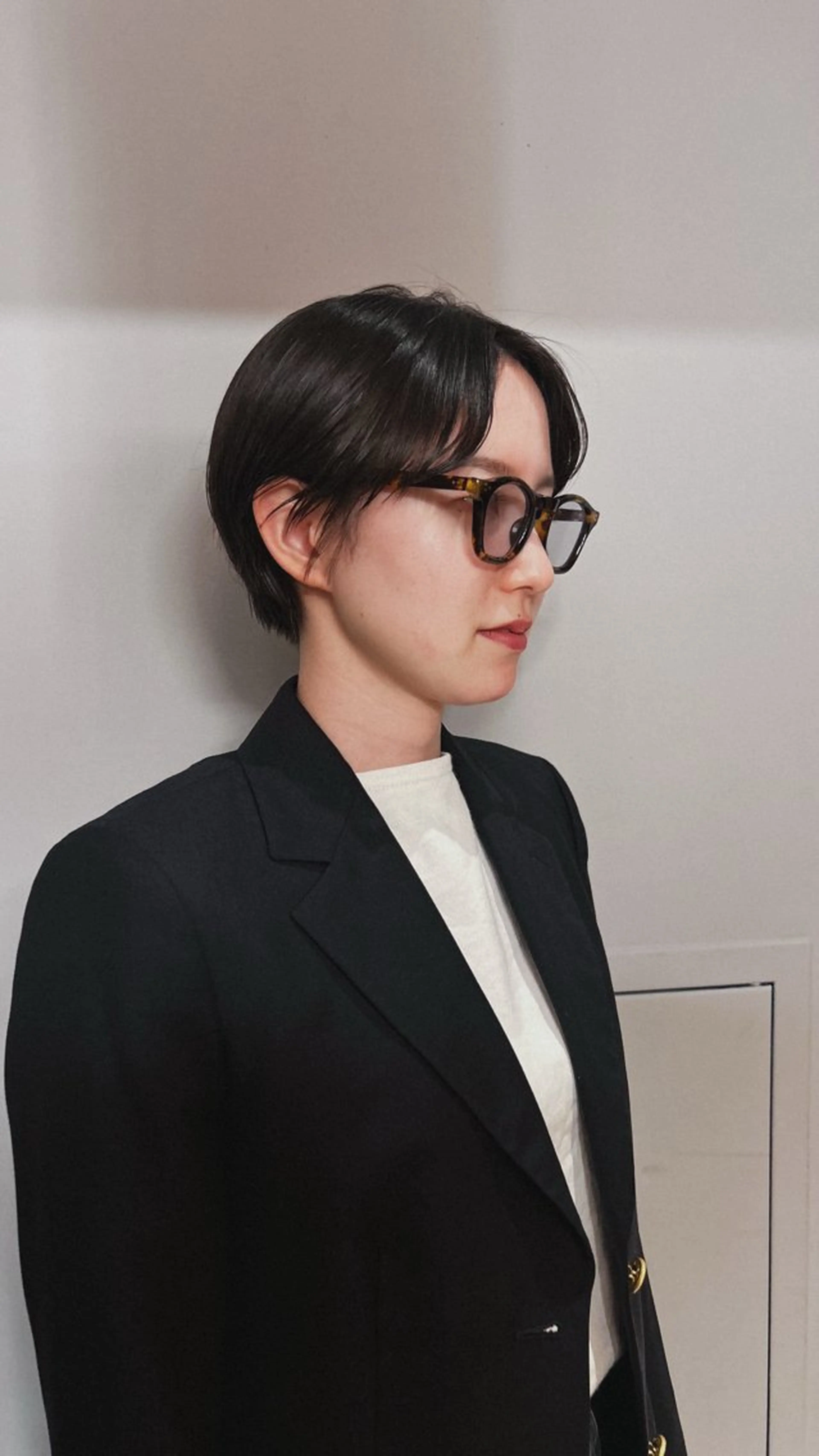 ショート ショートレイヤー 丸みショート レイヤーカット ショートヘア 🌿ボブ パーマ高橋啓太🌿のヘアスタイル