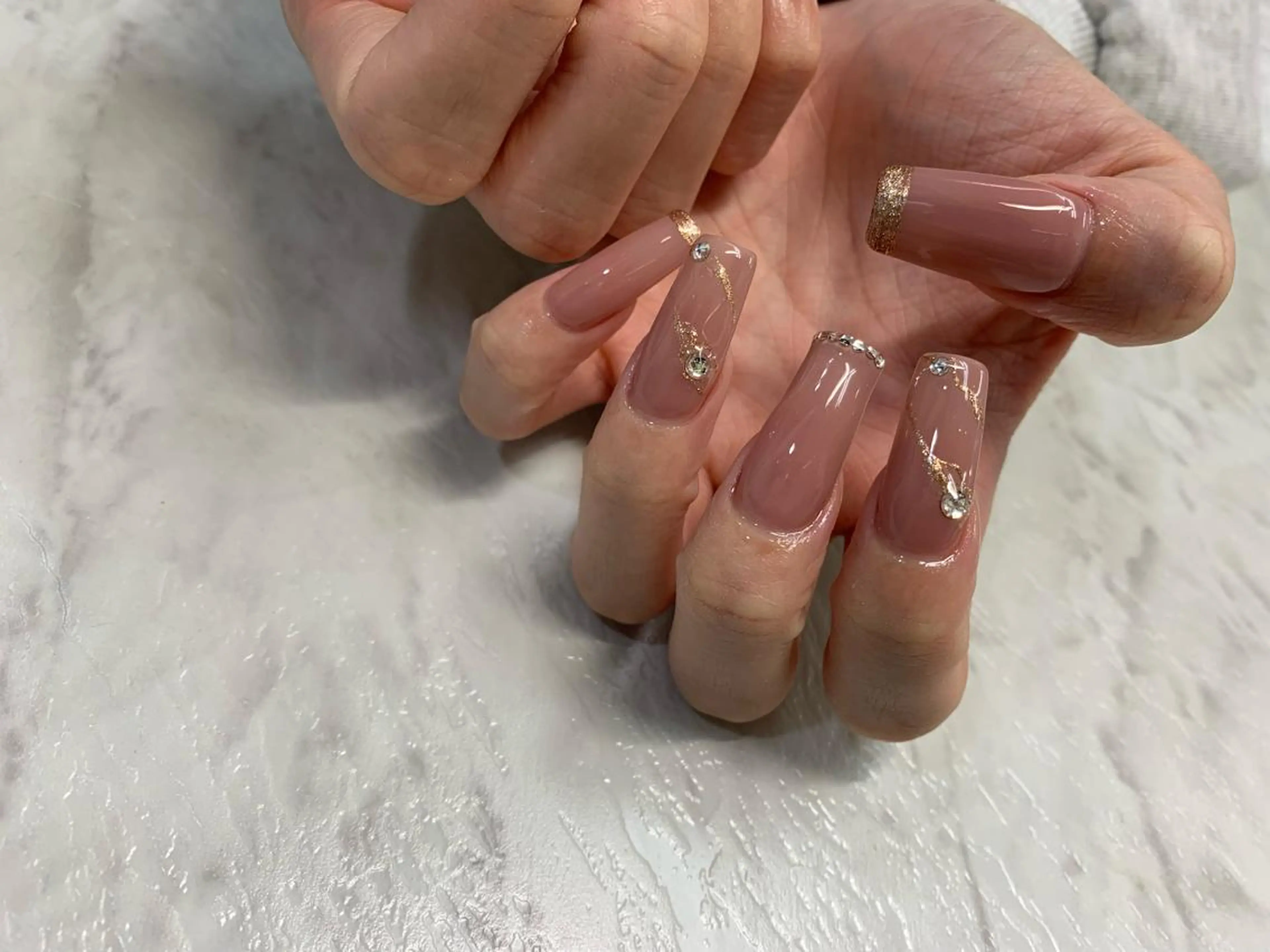 ネイル ハンドネイル yuya パラジェル/長さ出しのネイルデザイン